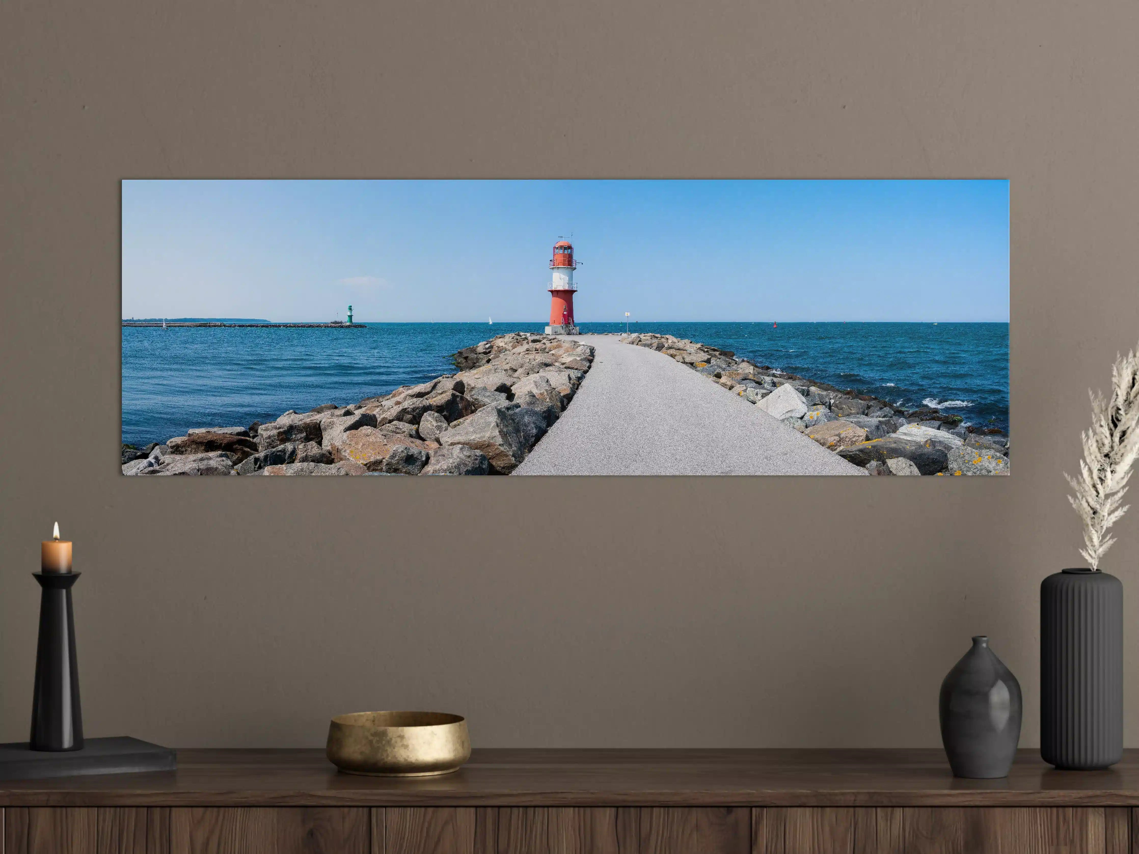 Große Wandbilder - Leuchtturm am Meer
