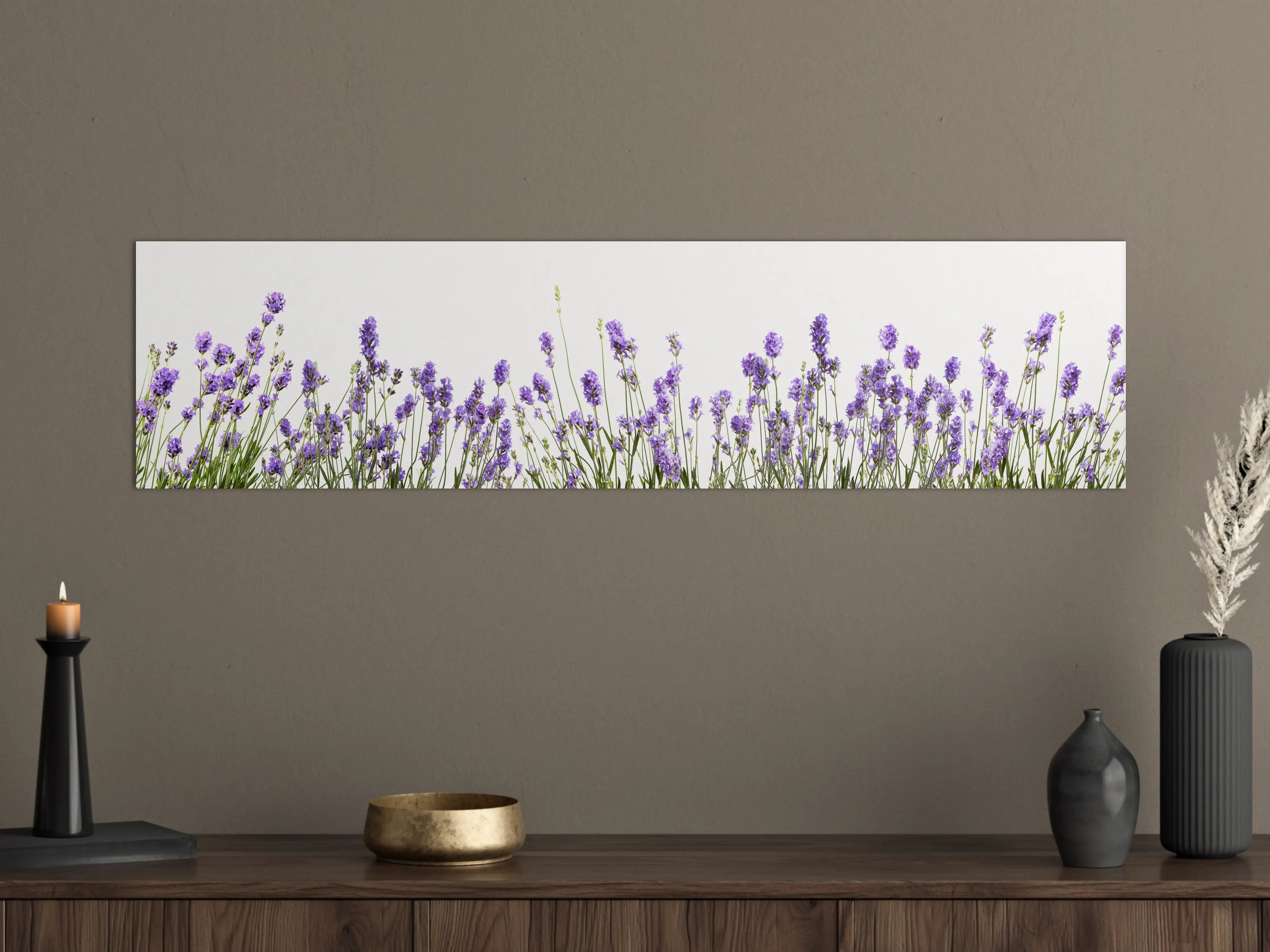 Große Wandbilder - Lila Lavendel im Sonnenlicht