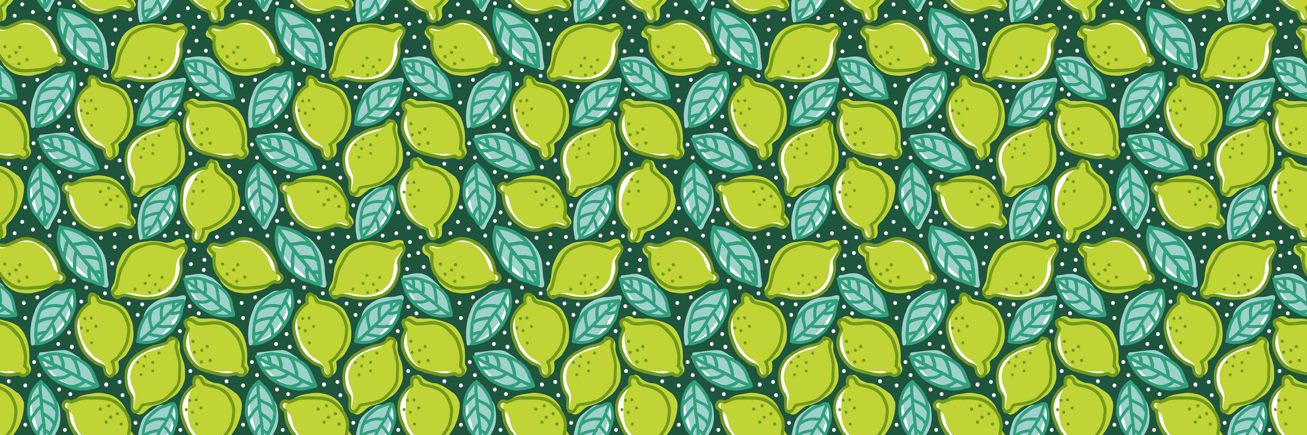 Große Wandbilder-Lime Dance Zitrus-Muster