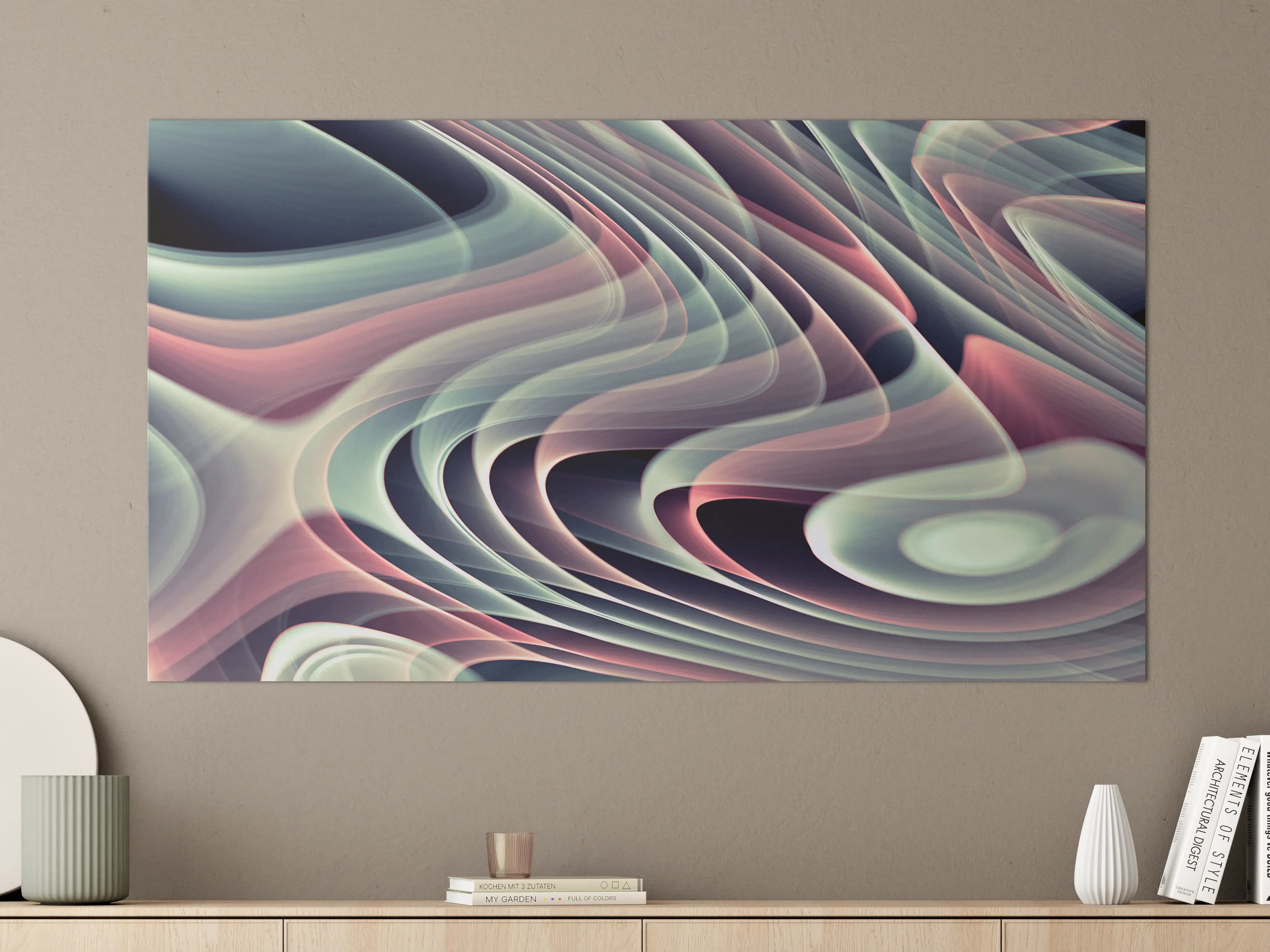 Große Wandbilder - Linienartiger Hintergrund - Abstrakt