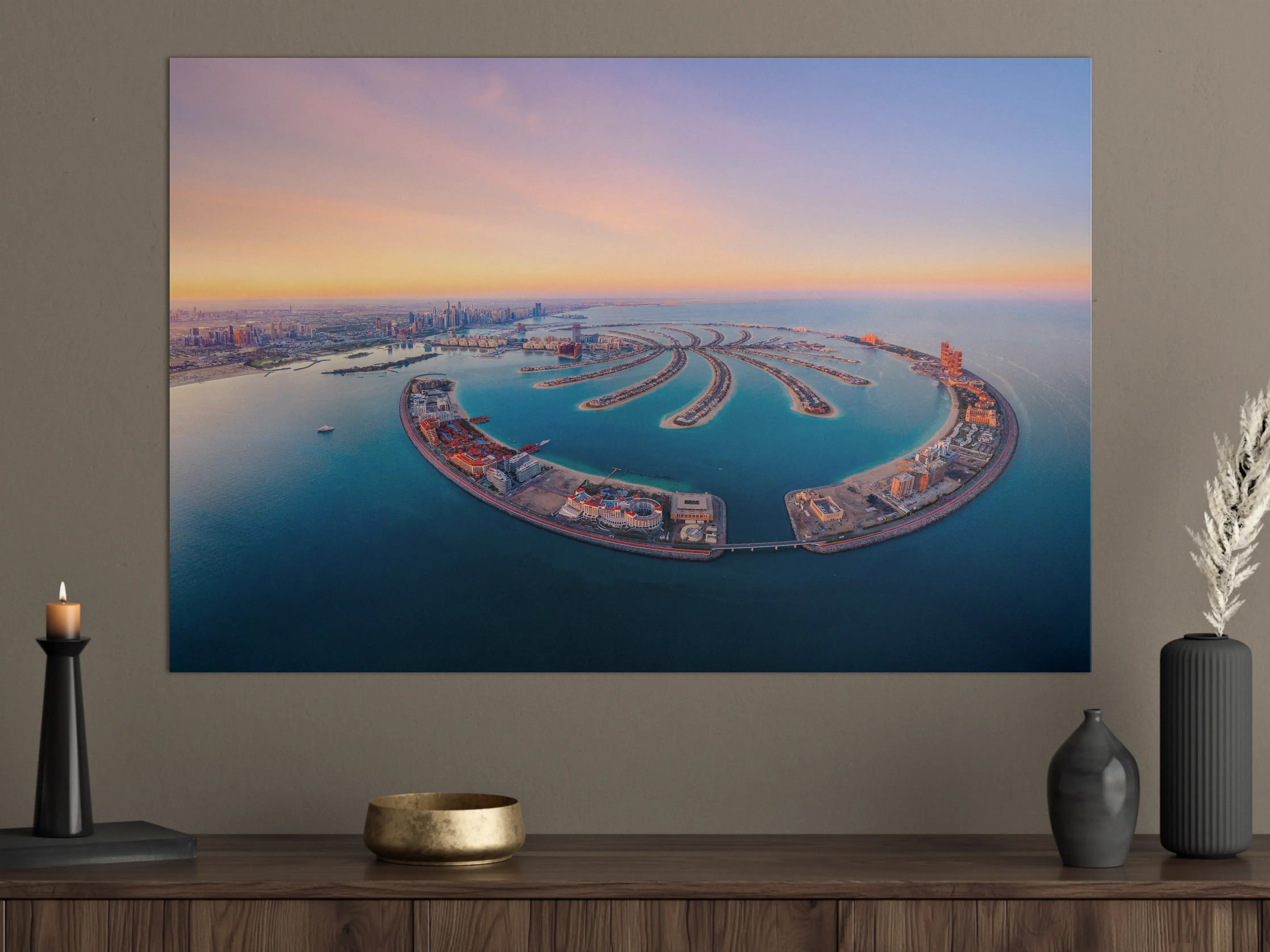 Große Wandbilder - Luftaufnahme von Palm Jumeirah