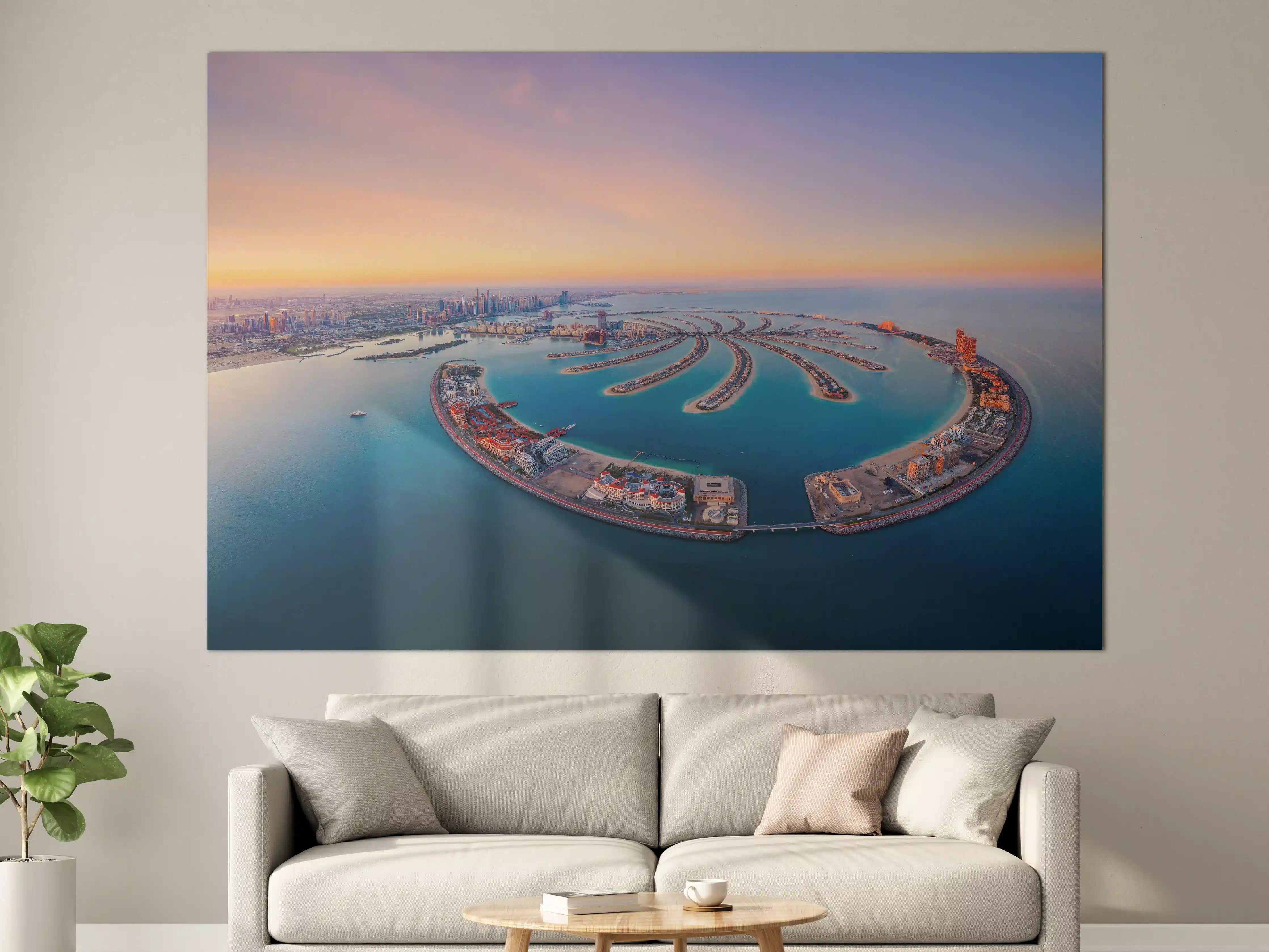 Große Wandbilder - Luftaufnahme von Palm Jumeirah
