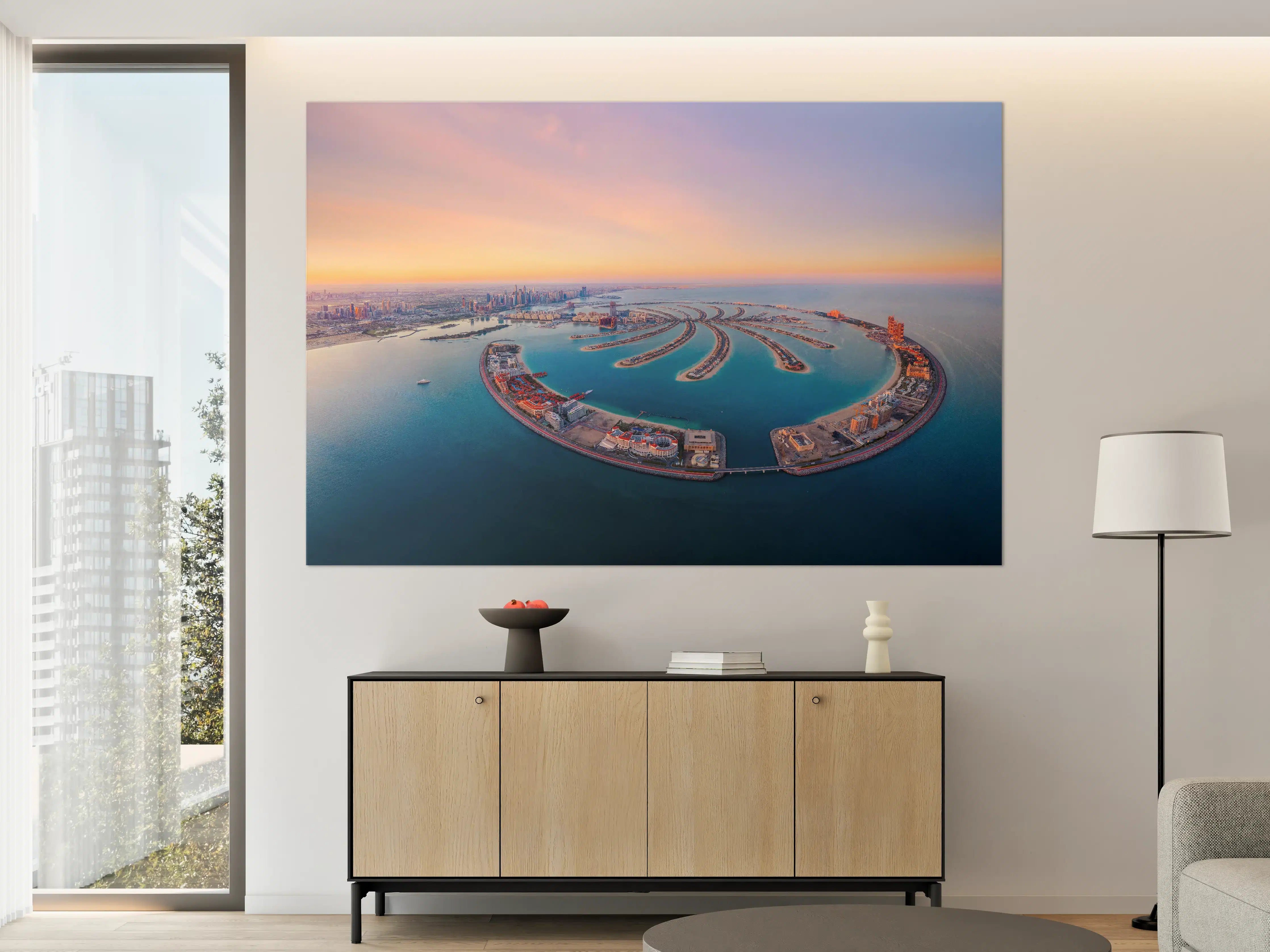 Große Wandbilder - Luftaufnahme von Palm Jumeirah