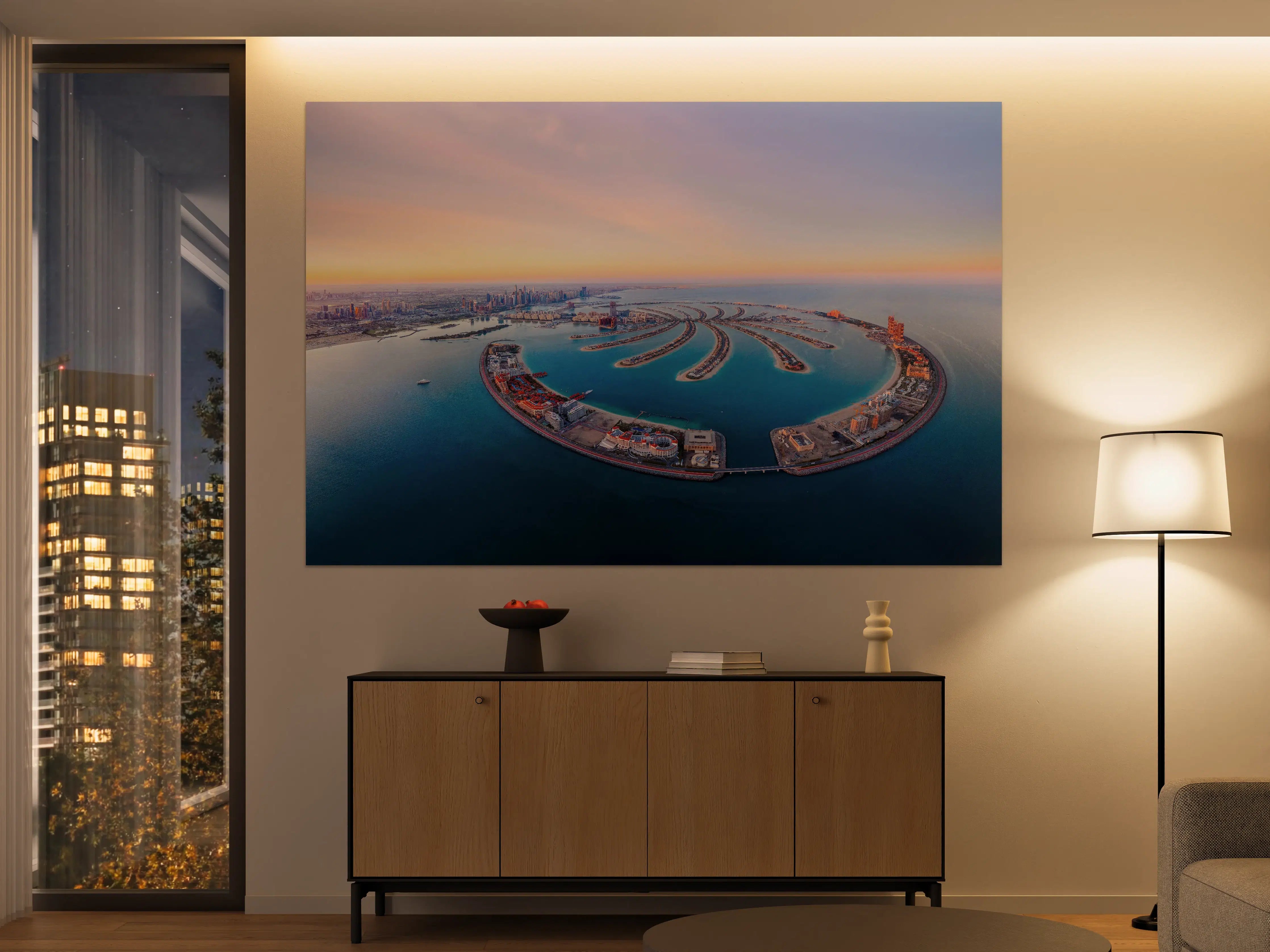 Große Wandbilder - Luftaufnahme von Palm Jumeirah