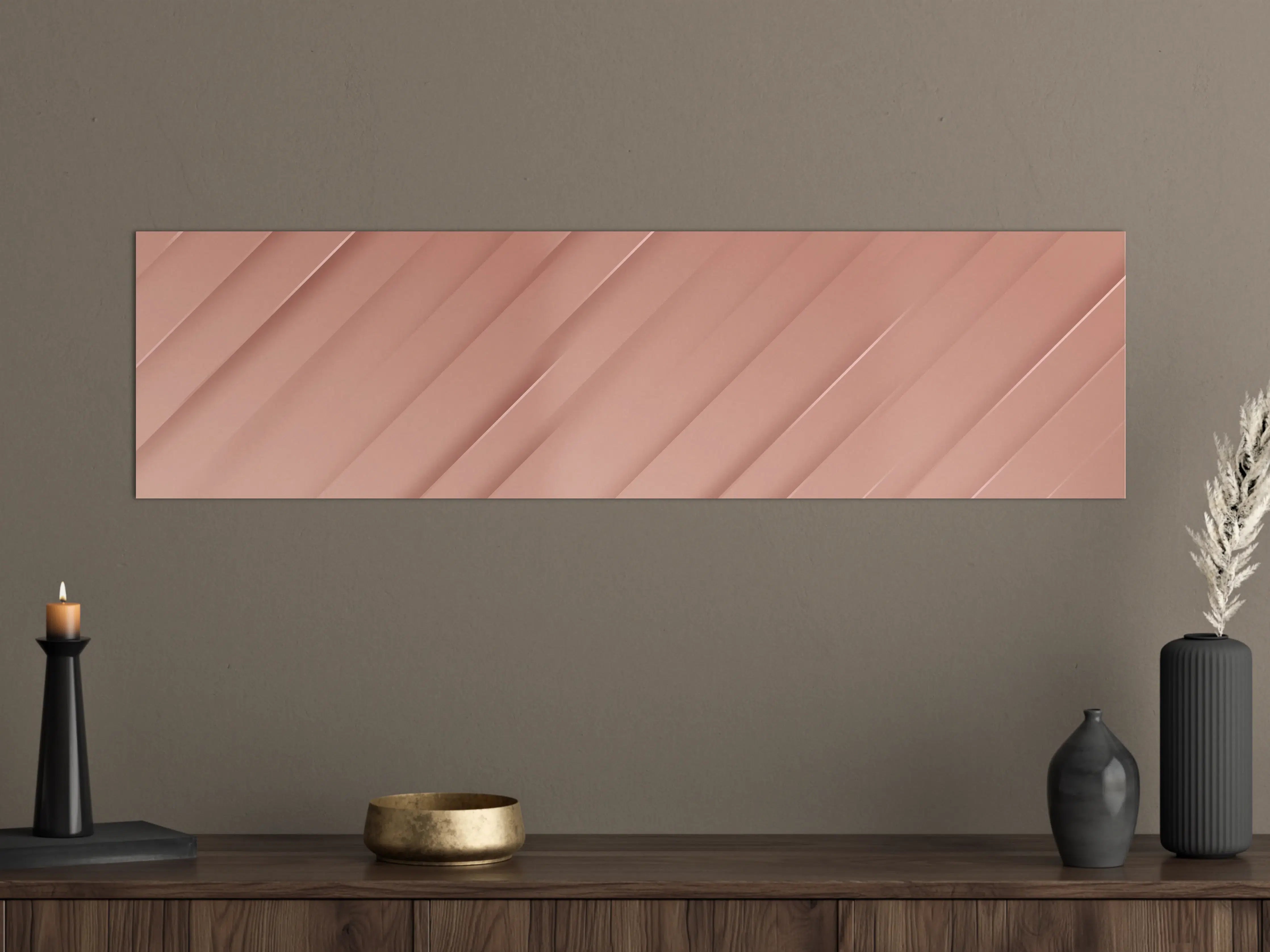 Große Wandbilder - Luxuriöse Rose Gold Textur