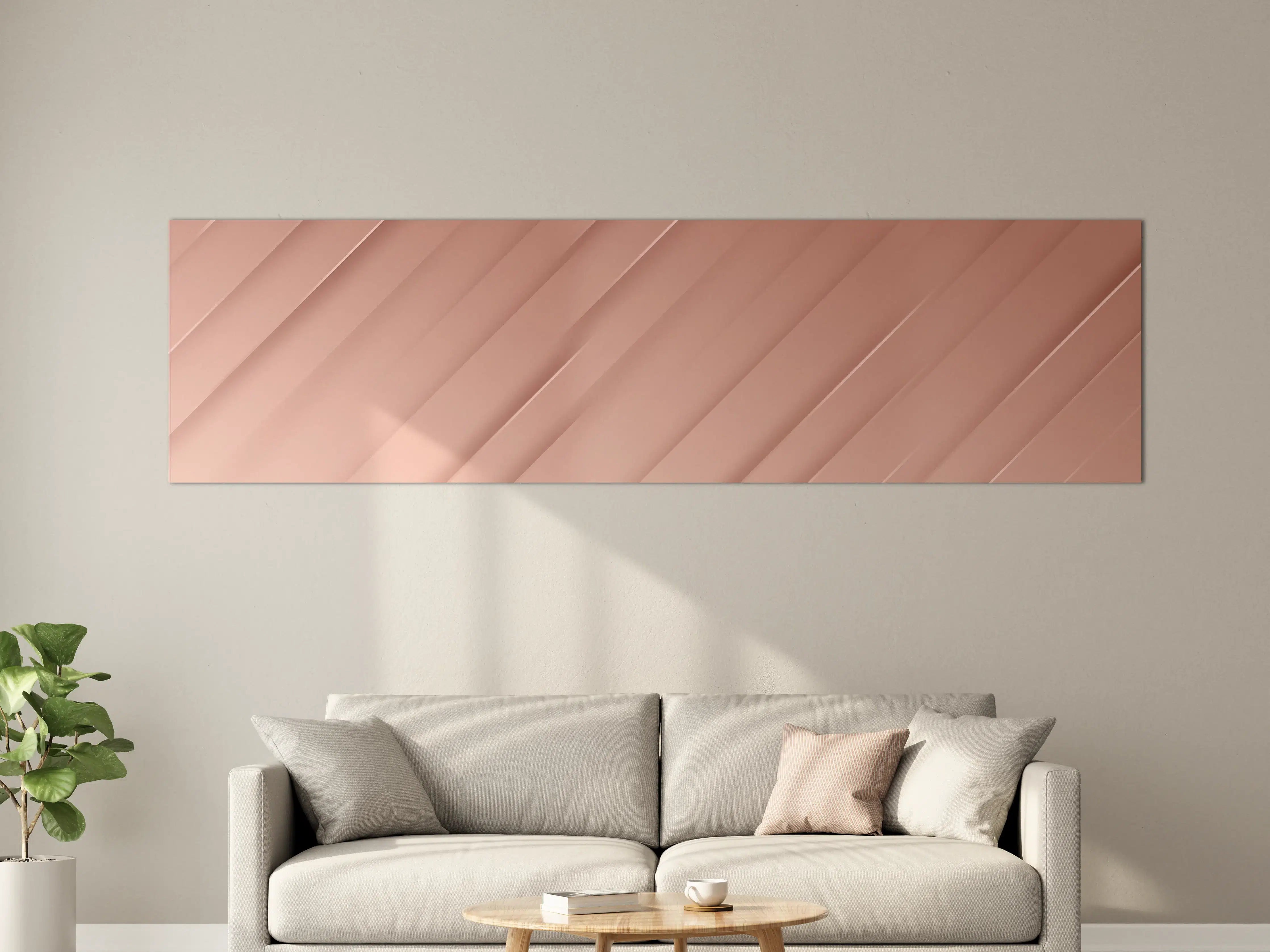 Große Wandbilder - Luxuriöse Rose Gold Textur