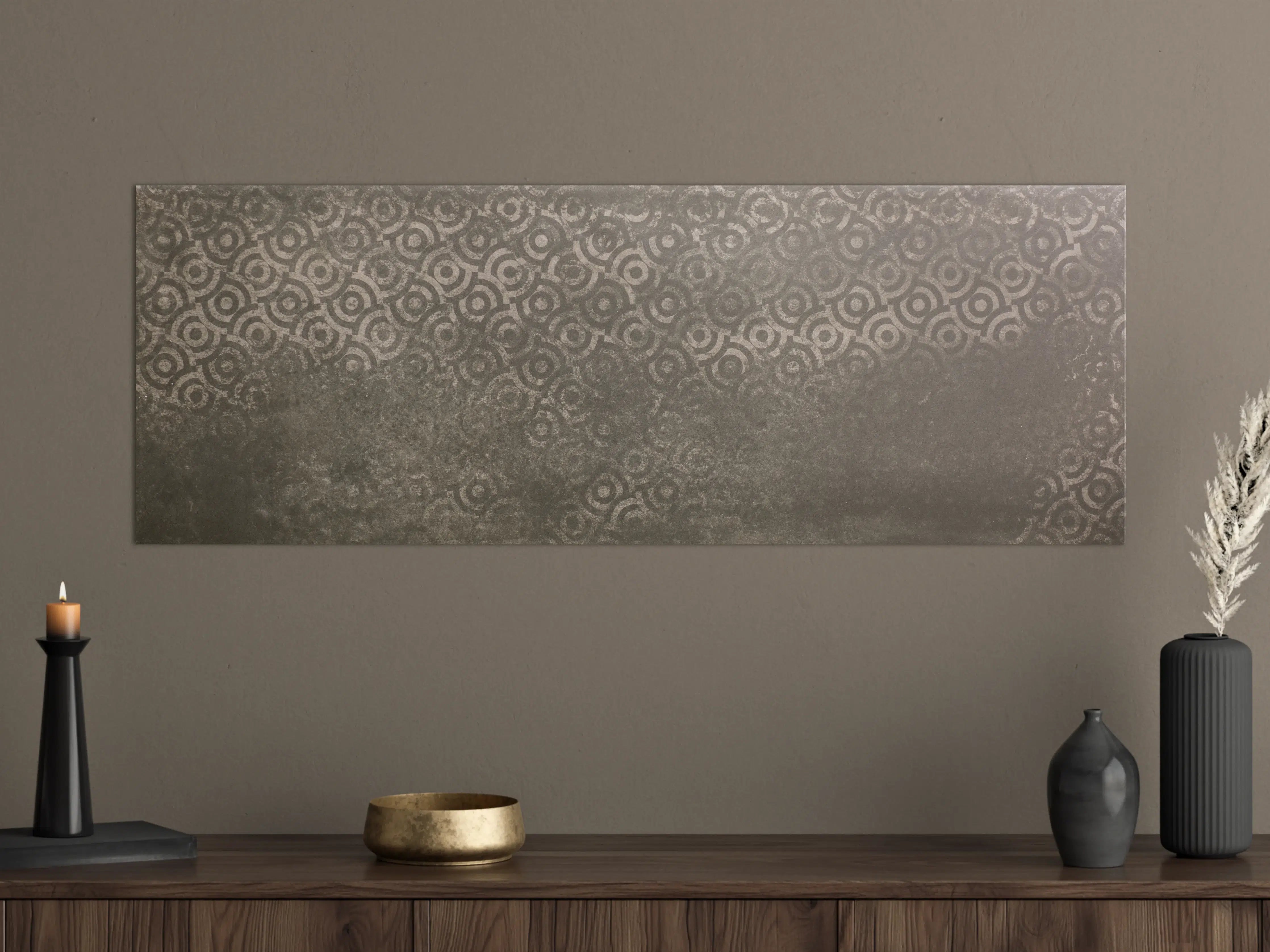 Große Wandbilder - Luxus-Weiße Betonwand mit grauer Textur