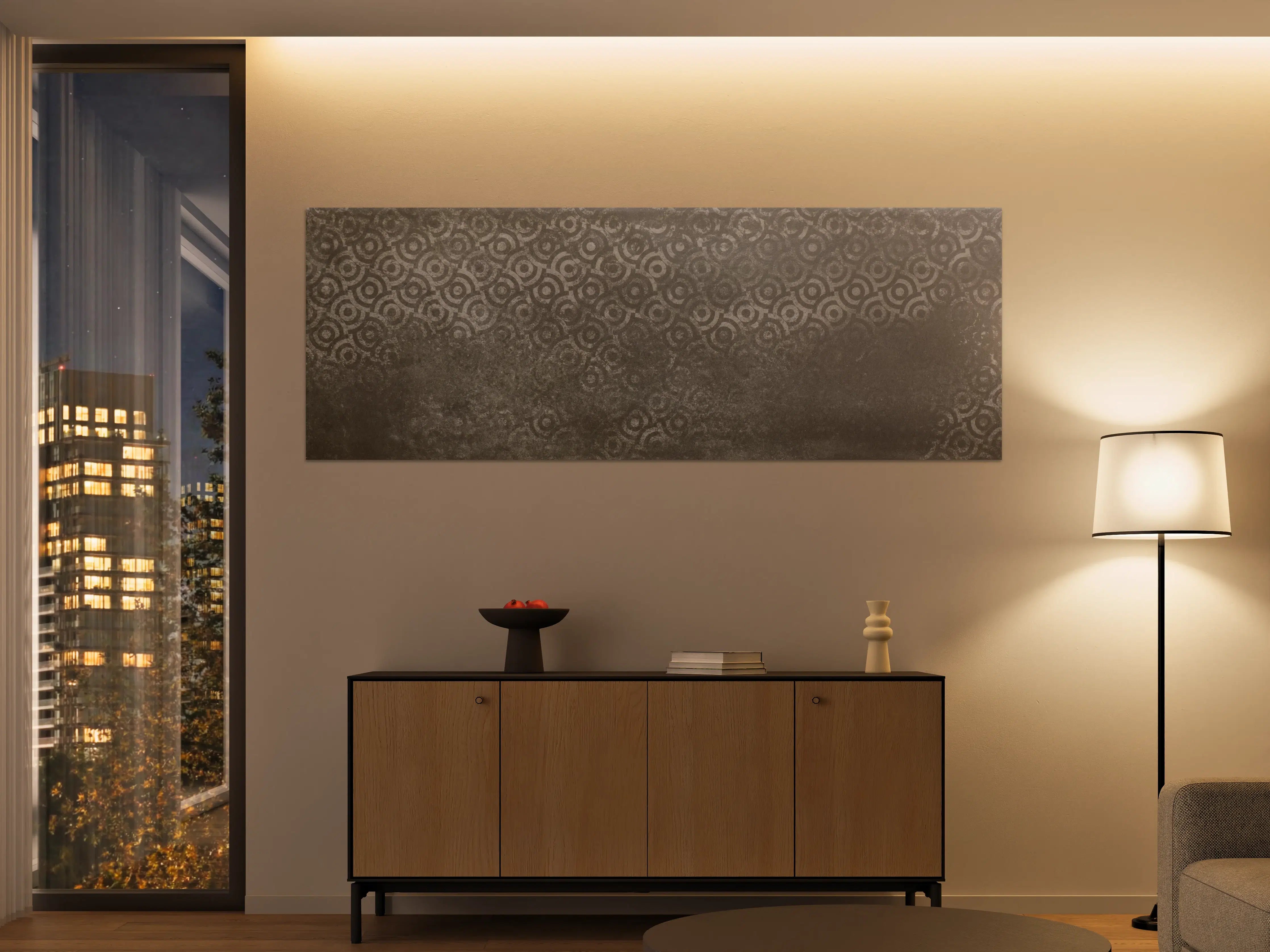 Große Wandbilder - Luxus-Weiße Betonwand mit grauer Textur