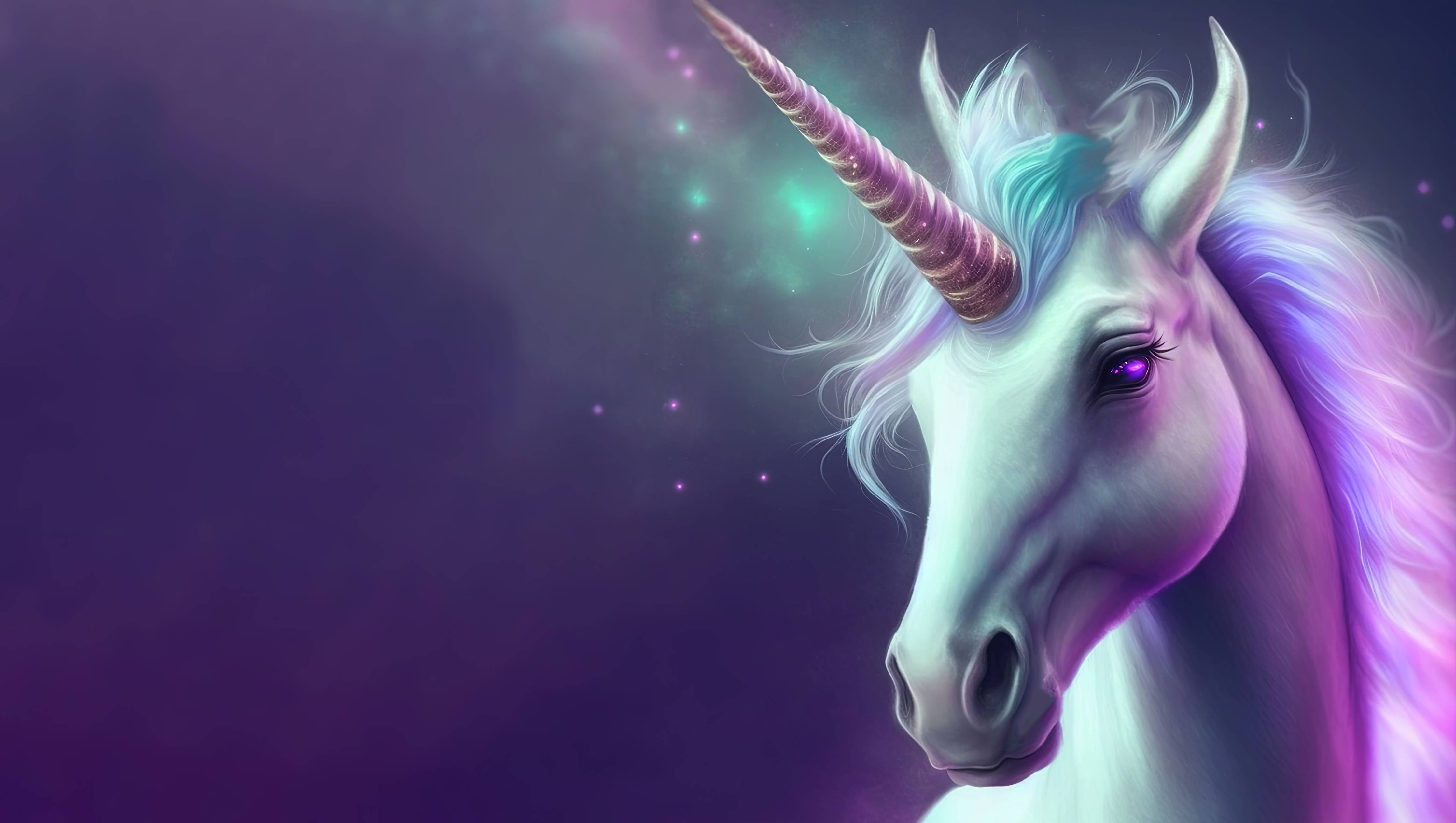 Große Wandbilder-Magischer Einhornhimmel in Pastellfarben