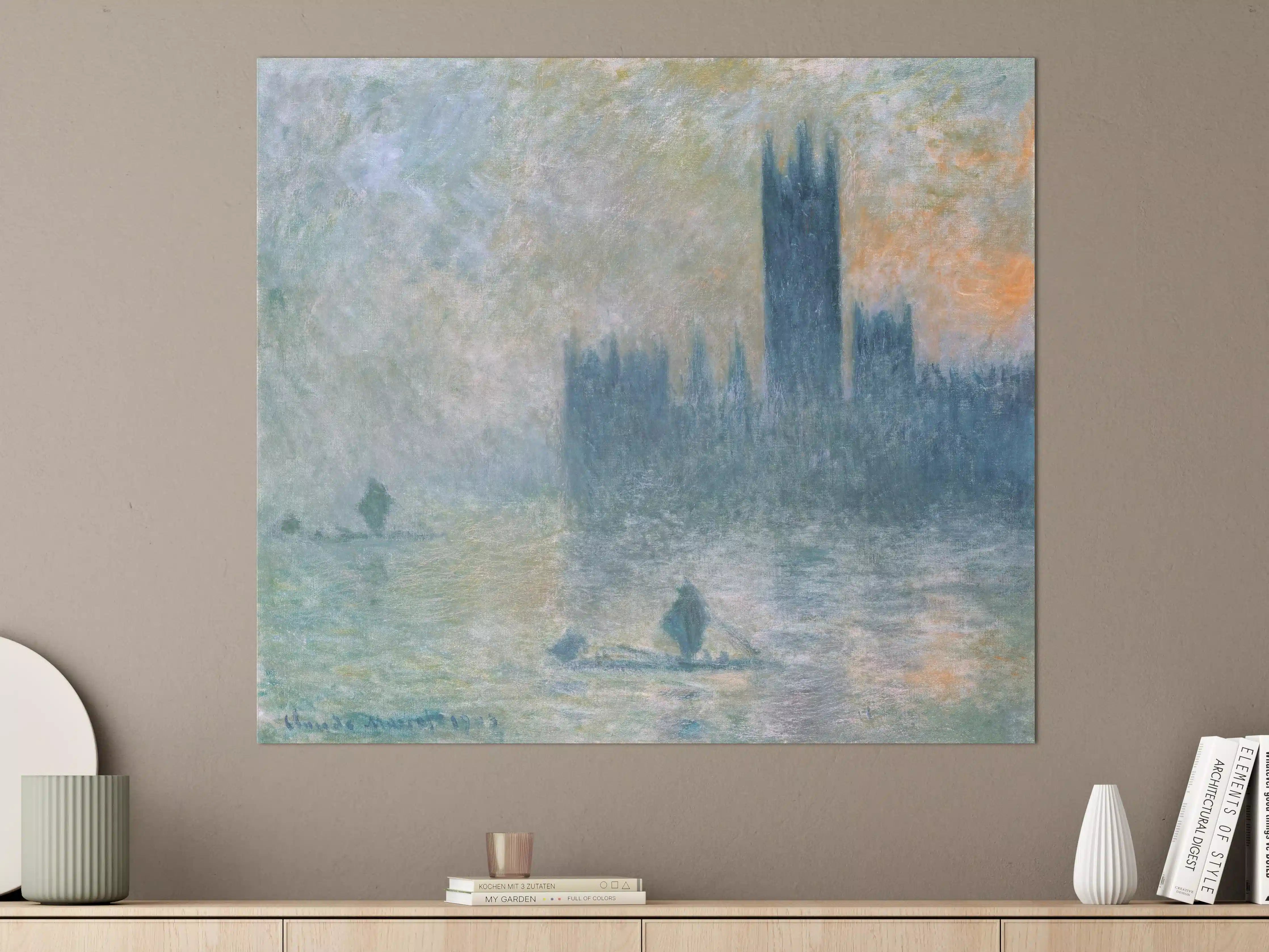 Große Wandbilder - Majestätische Skyline bei Sonnenaufgang