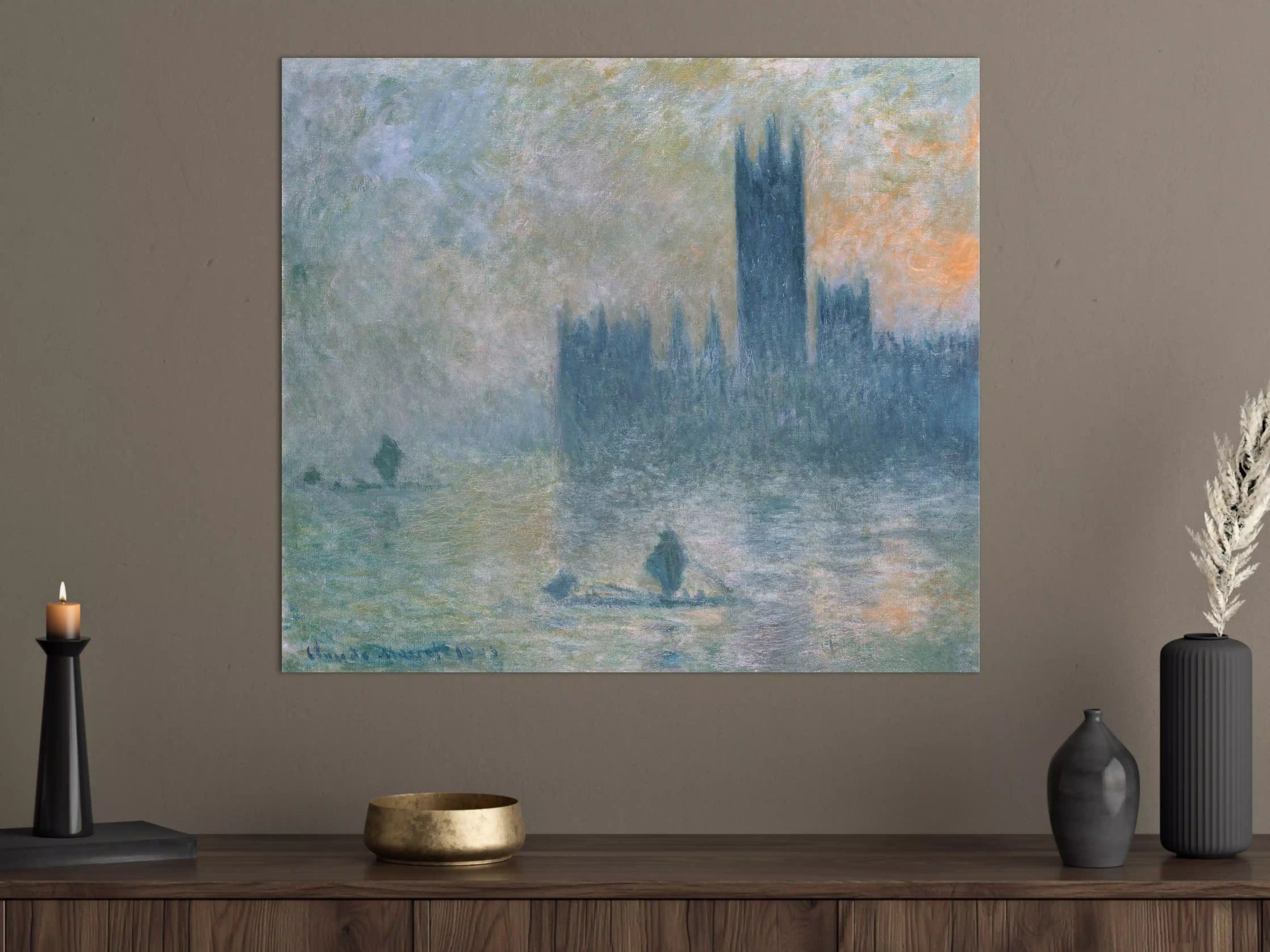 Große Wandbilder - Majestätische Skyline bei Sonnenaufgang