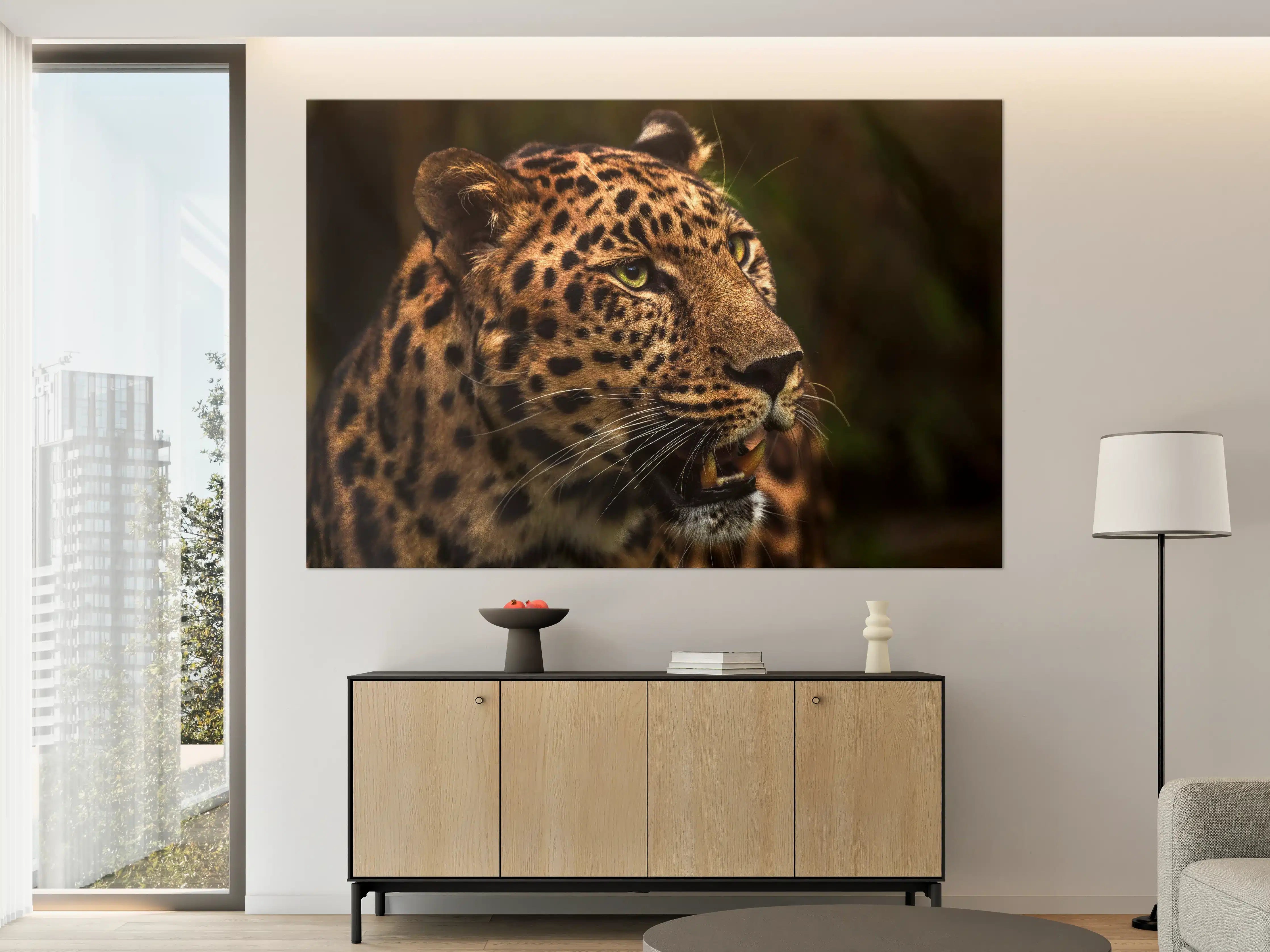 Große Wandbilder - Majestätischer Amur-Leopard