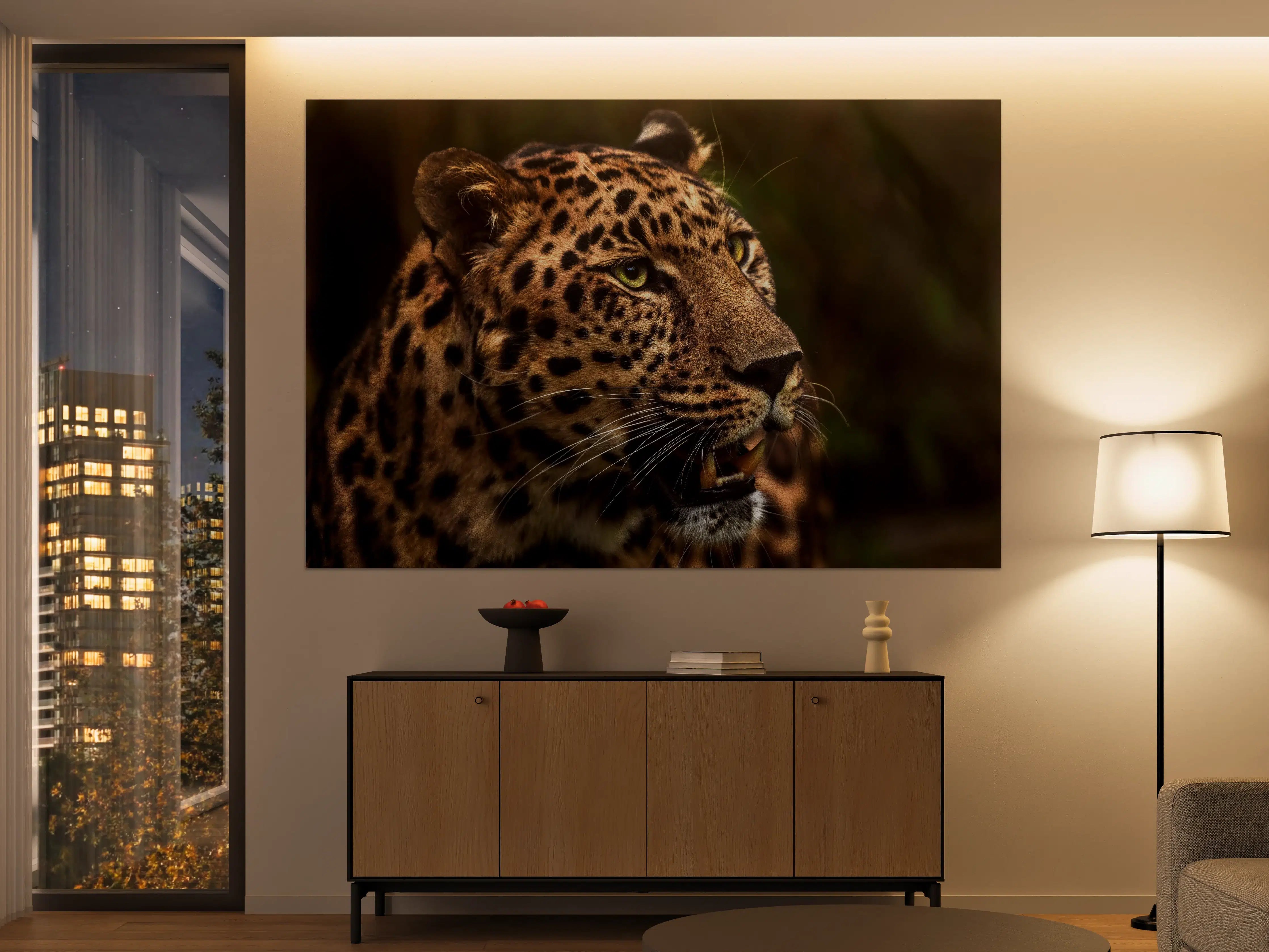 Große Wandbilder - Majestätischer Amur-Leopard