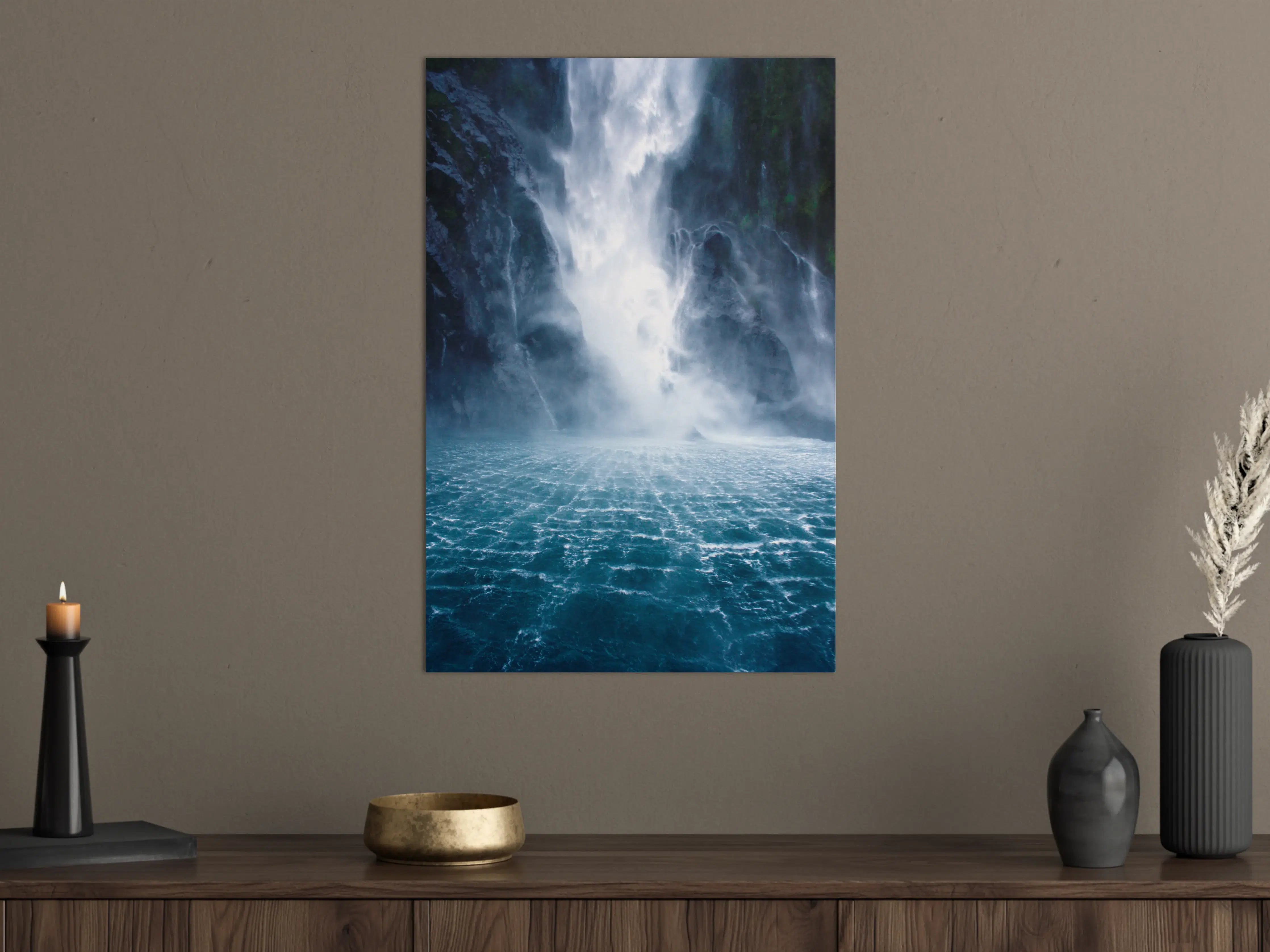 Große Wandbilder - Majestätischer Grauwasserfall