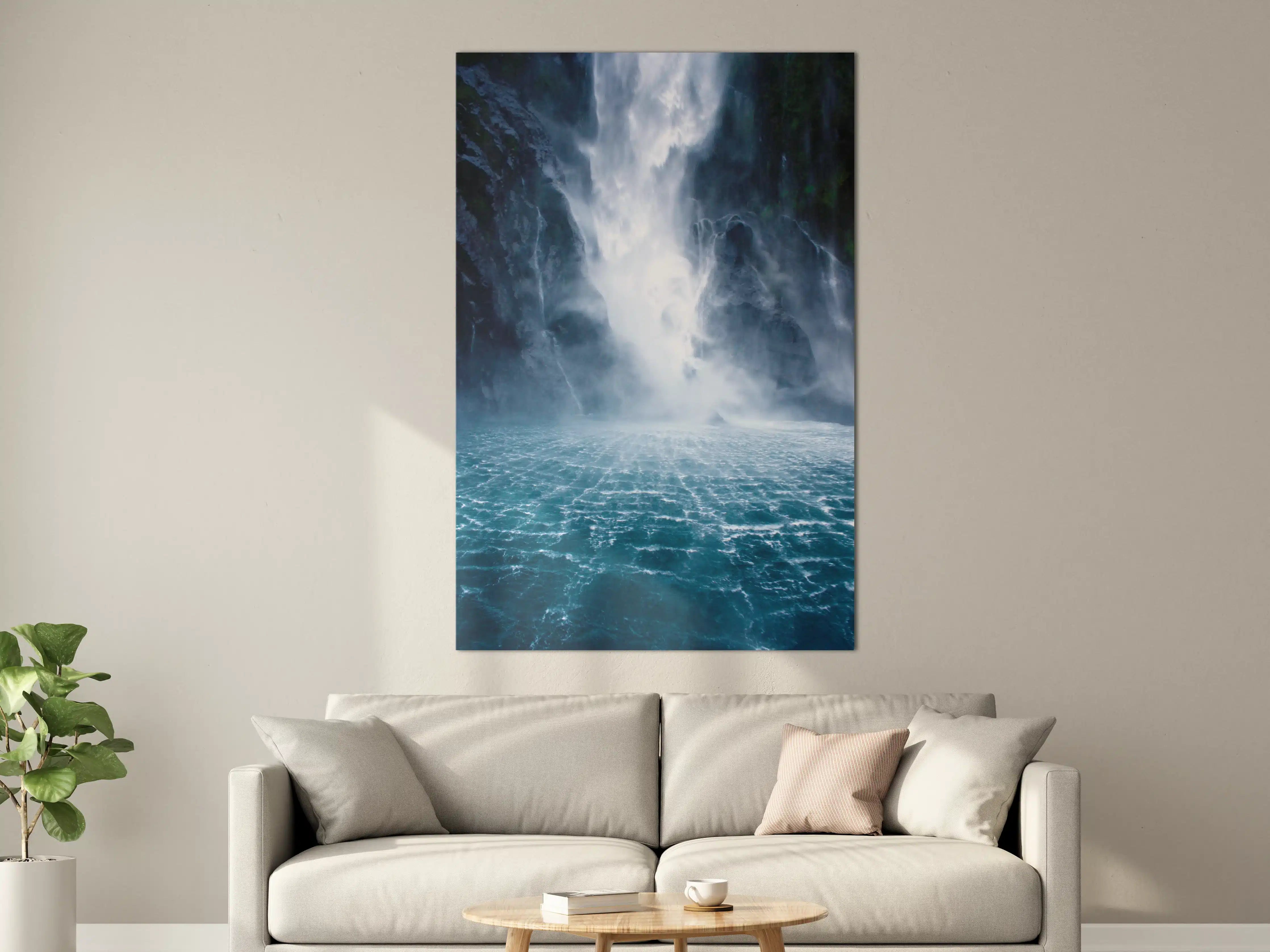 Große Wandbilder - Majestätischer Grauwasserfall