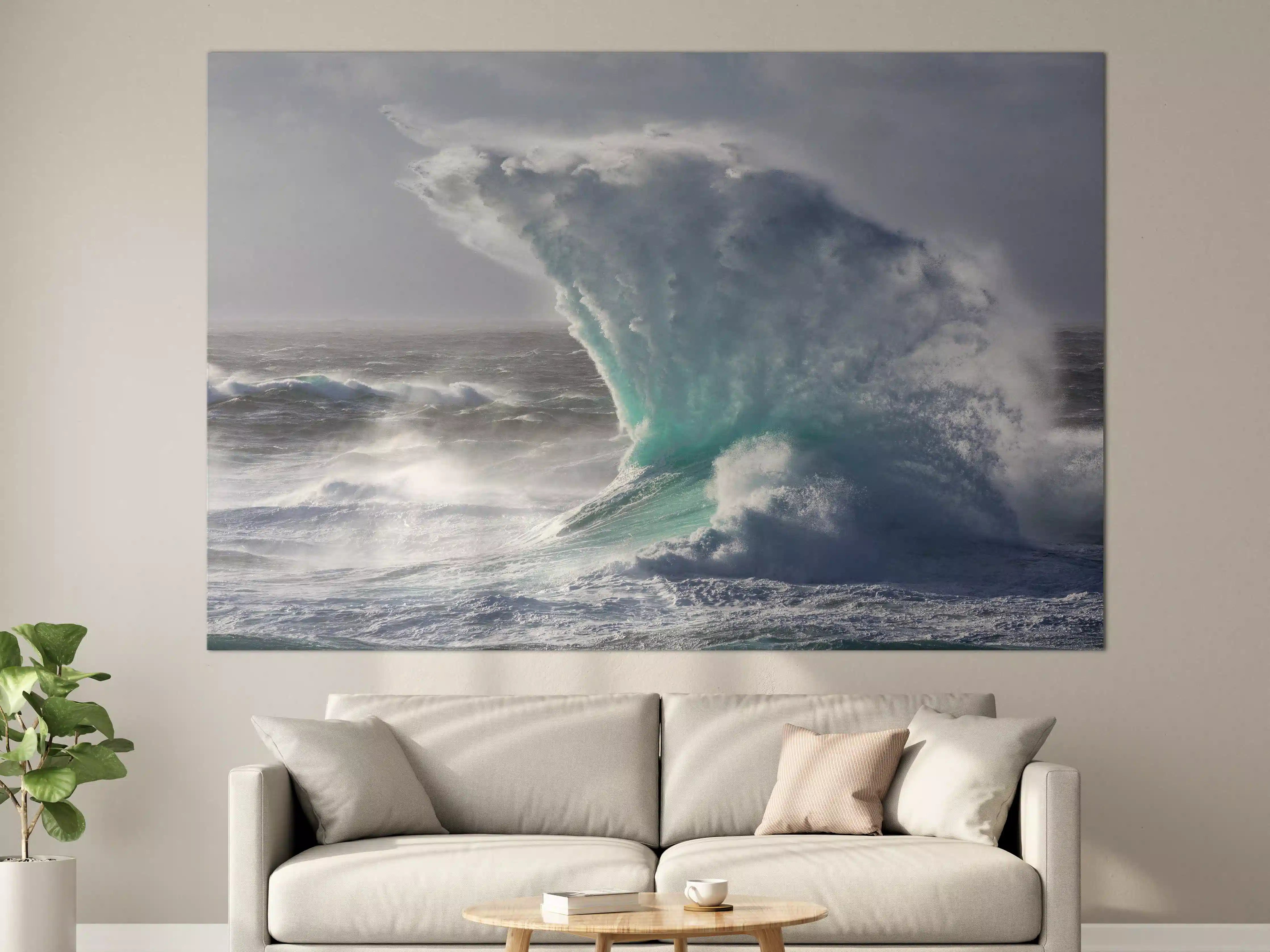 Große Wandbilder - Majestätischer Meereswellen-Sprung