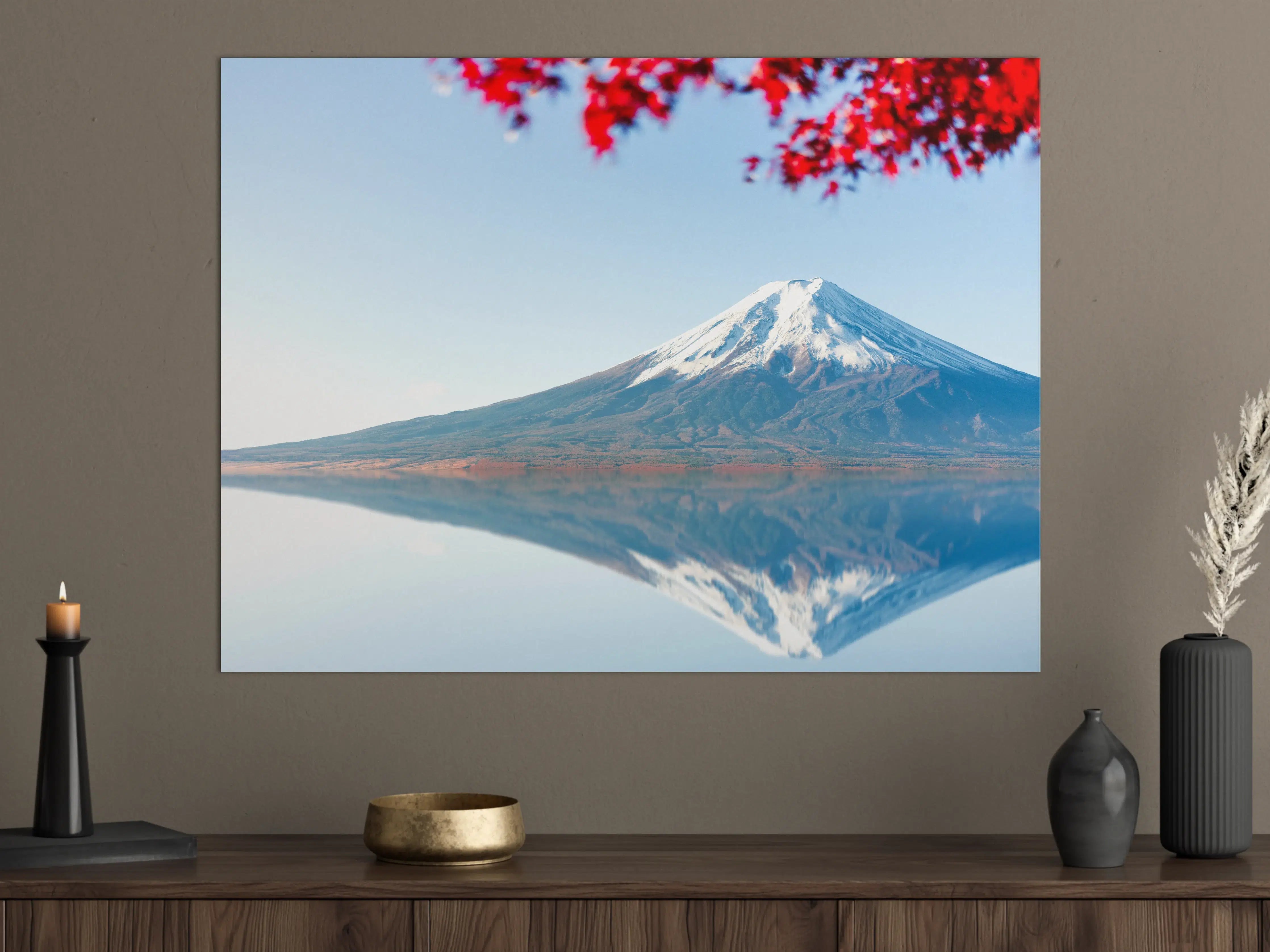 Große Wandbilder - Majestätischer Mount Fuji im Sonnenlicht
