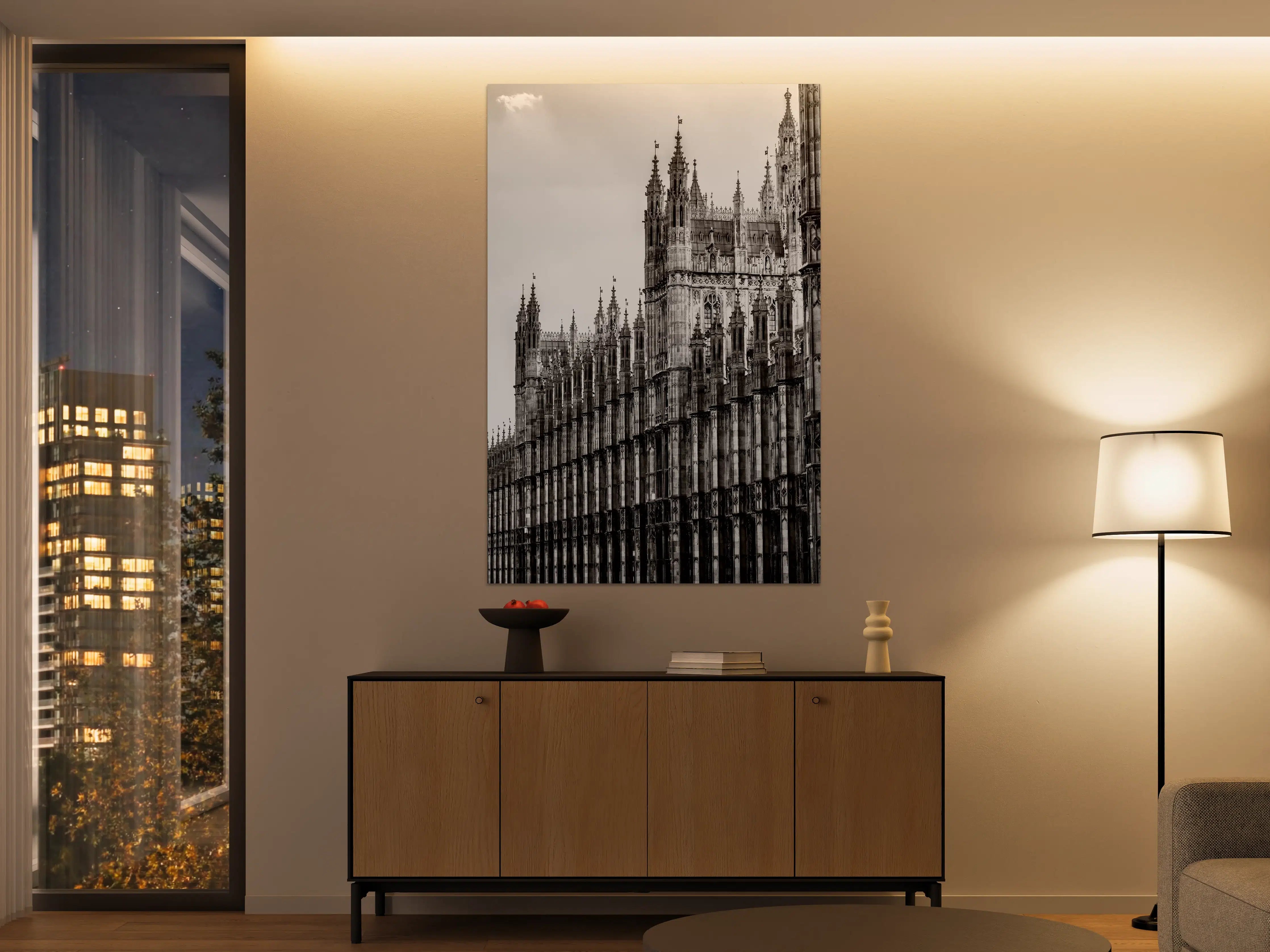 Große Wandbilder - Majestätisches Gothic-Kirchenpanorama