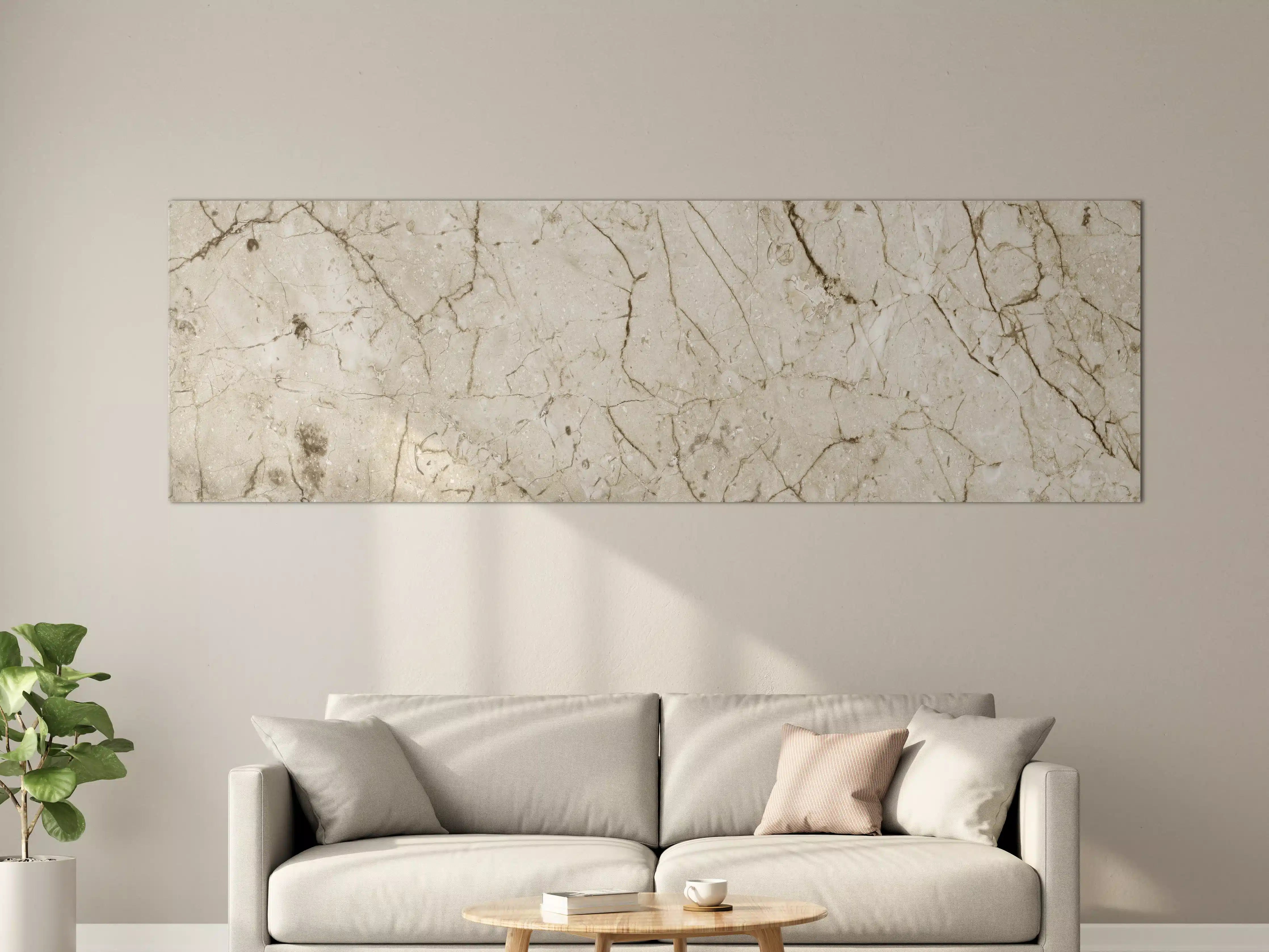 Große Wandbilder - Marmor Hintergrund - Beige