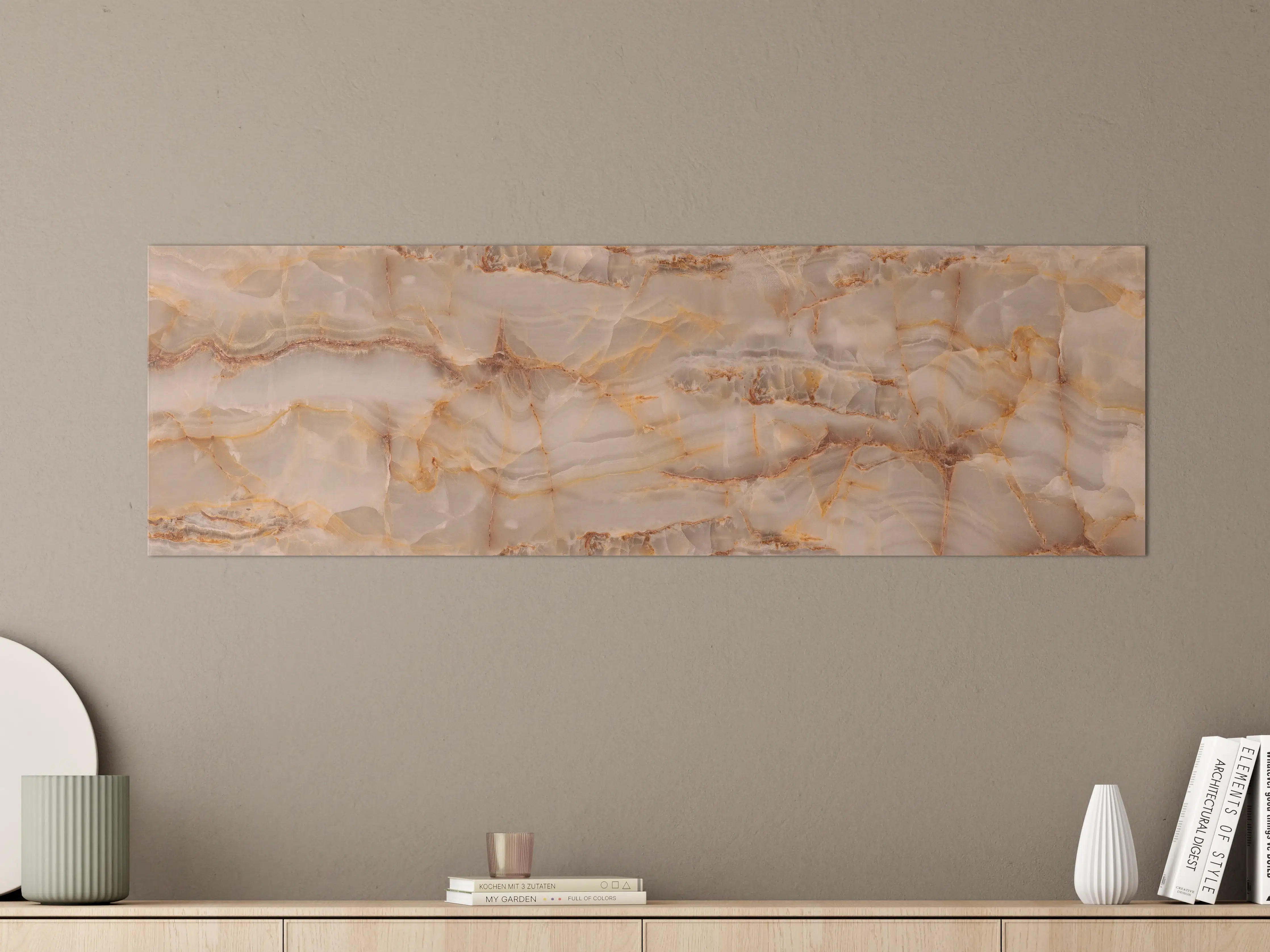 Große Wandbilder - Marmor Onyx Struktur