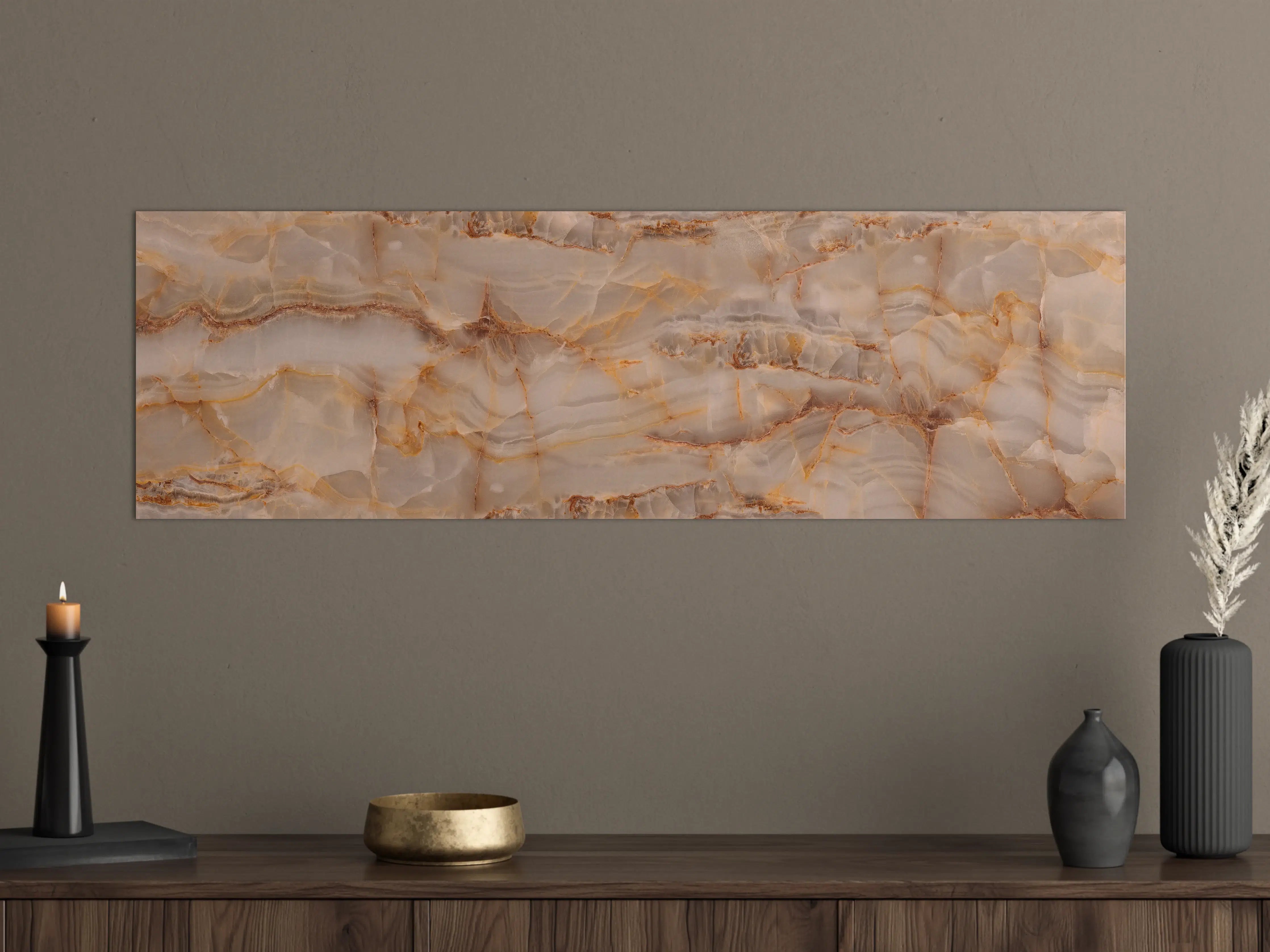 Große Wandbilder - Marmor Onyx Struktur
