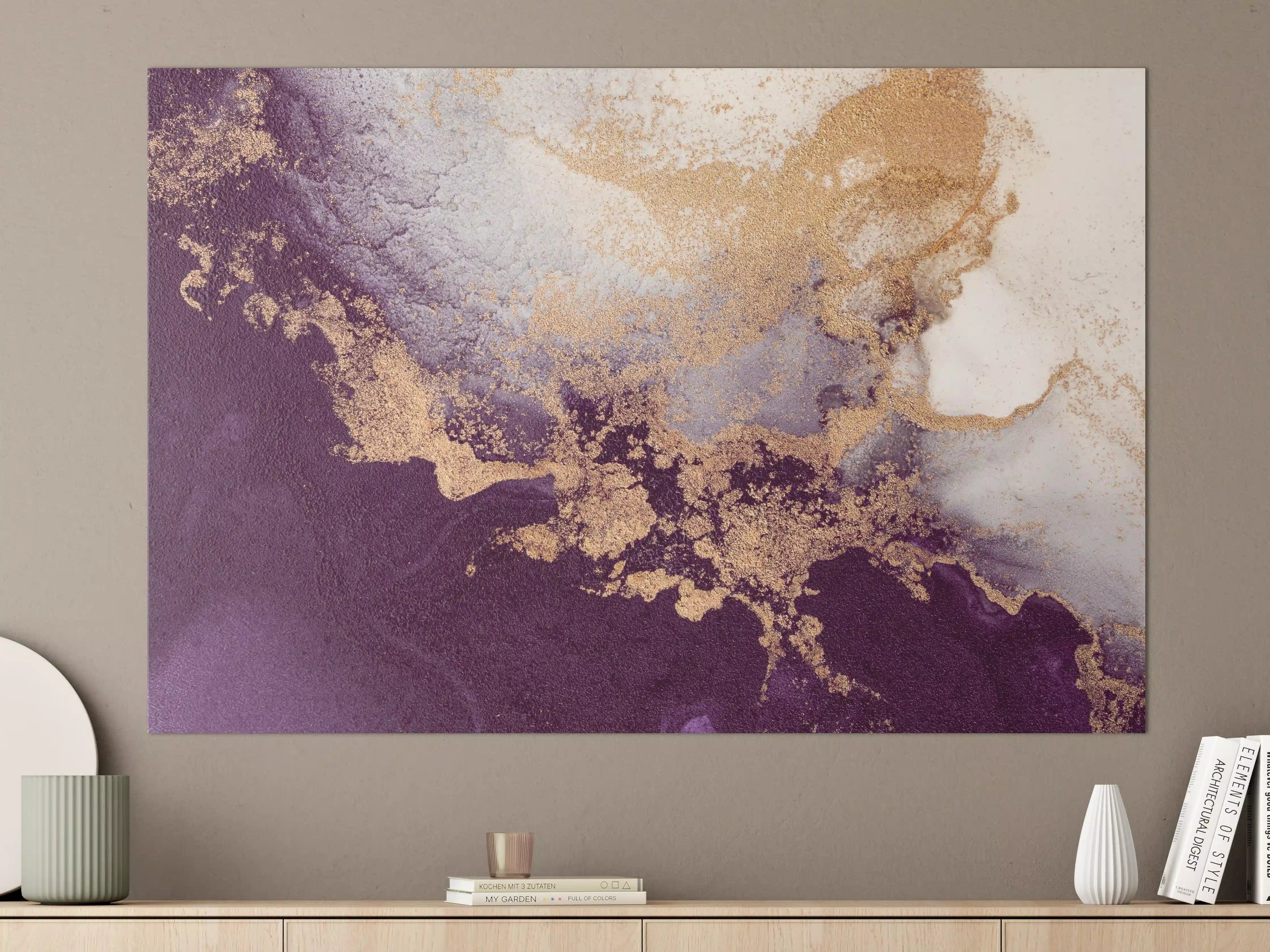 Große Wandbilder - Marmor Wand Design - Flüssigkunst