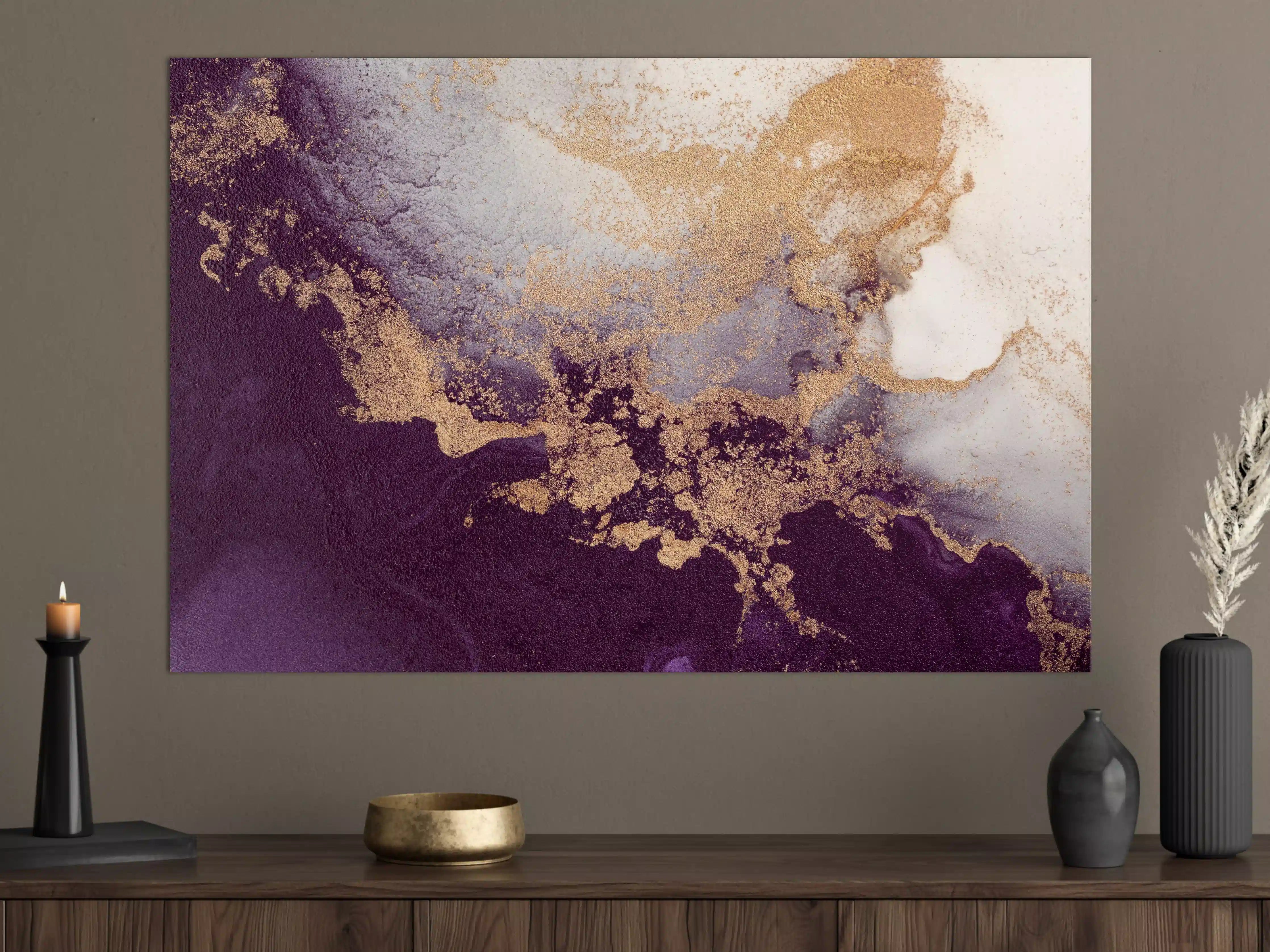 Große Wandbilder - Marmor Wand Design - Flüssigkunst