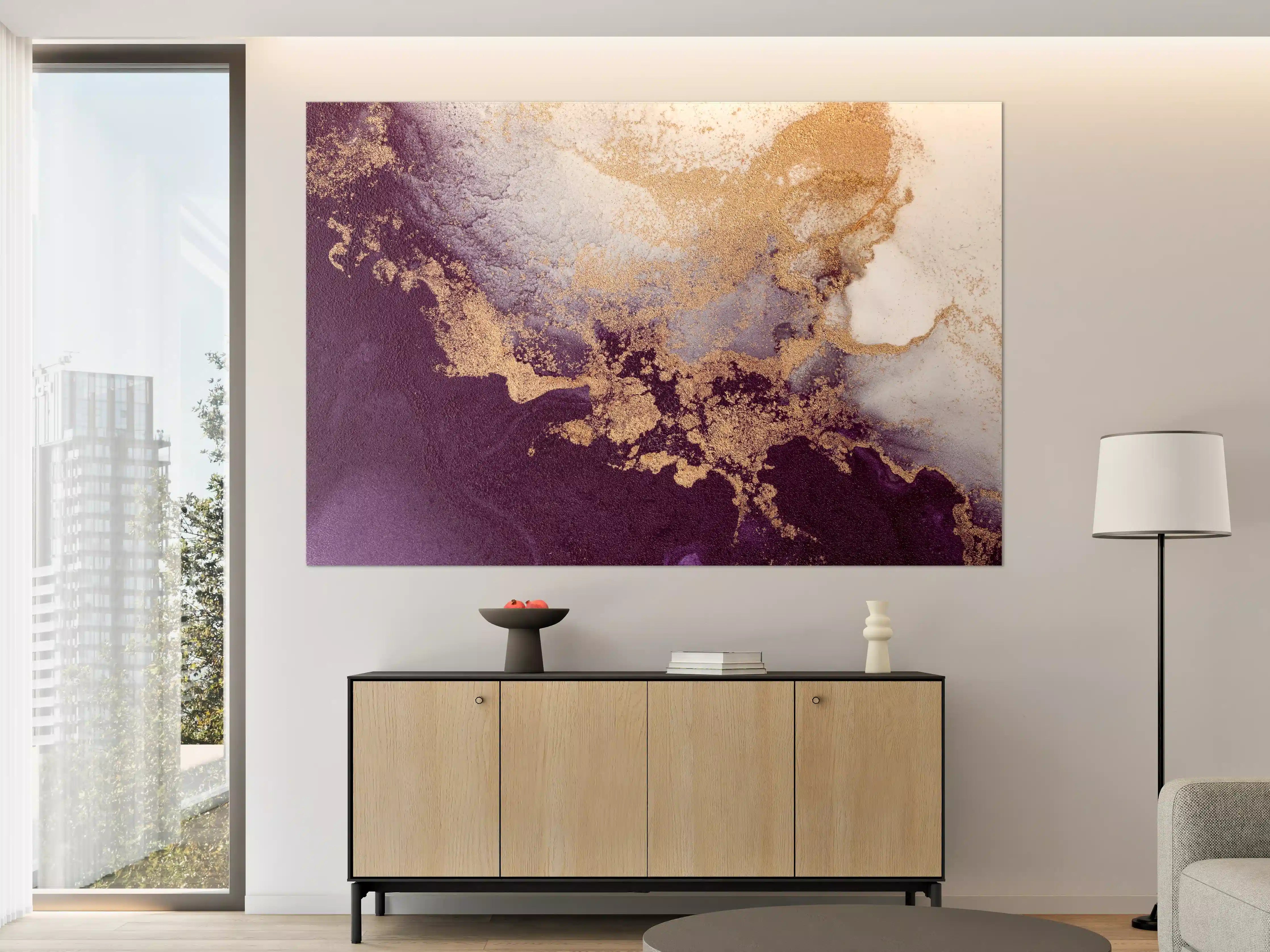 Große Wandbilder - Marmor Wand Design - Flüssigkunst