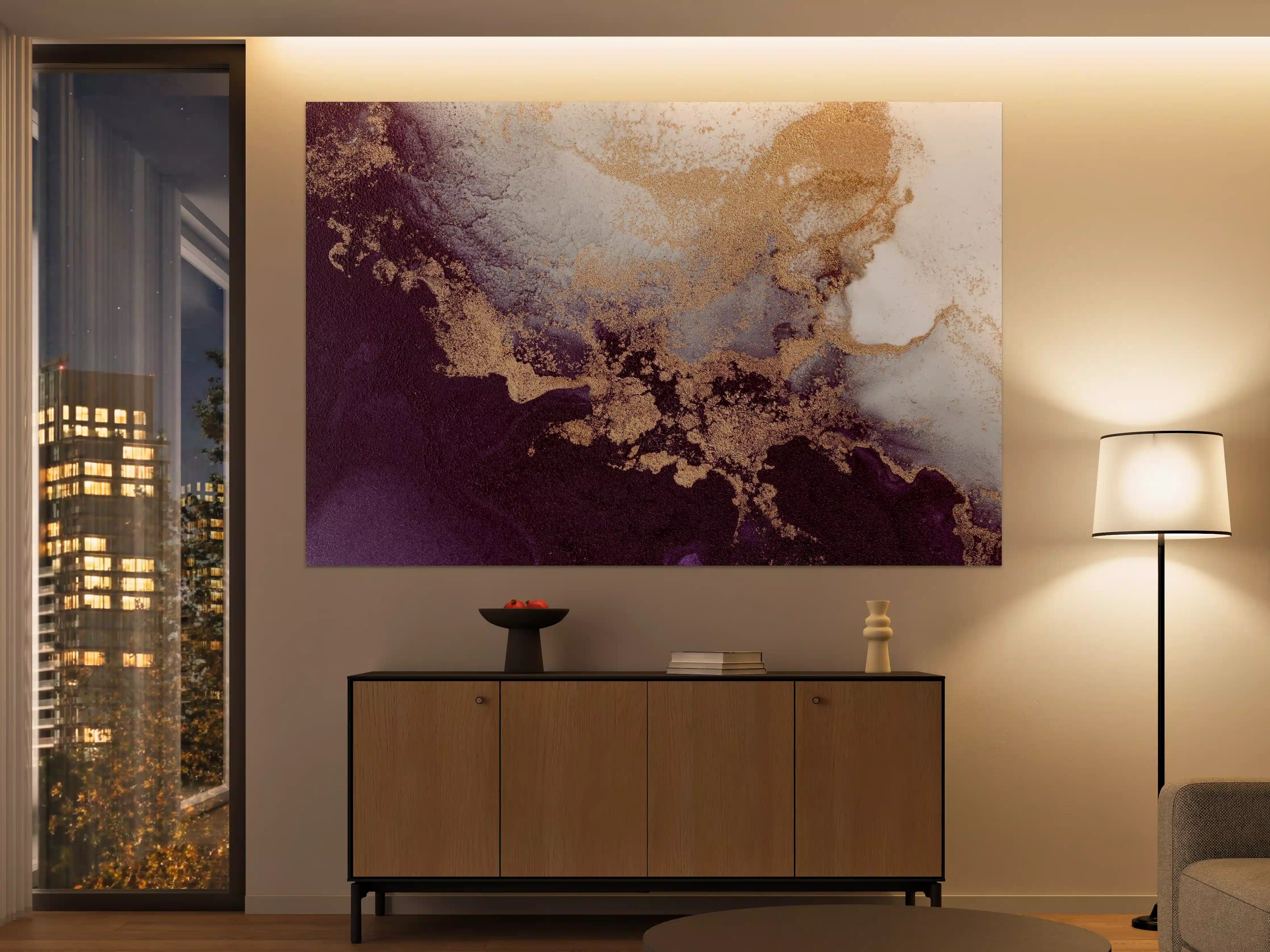Große Wandbilder - Marmor Wand Design - Flüssigkunst