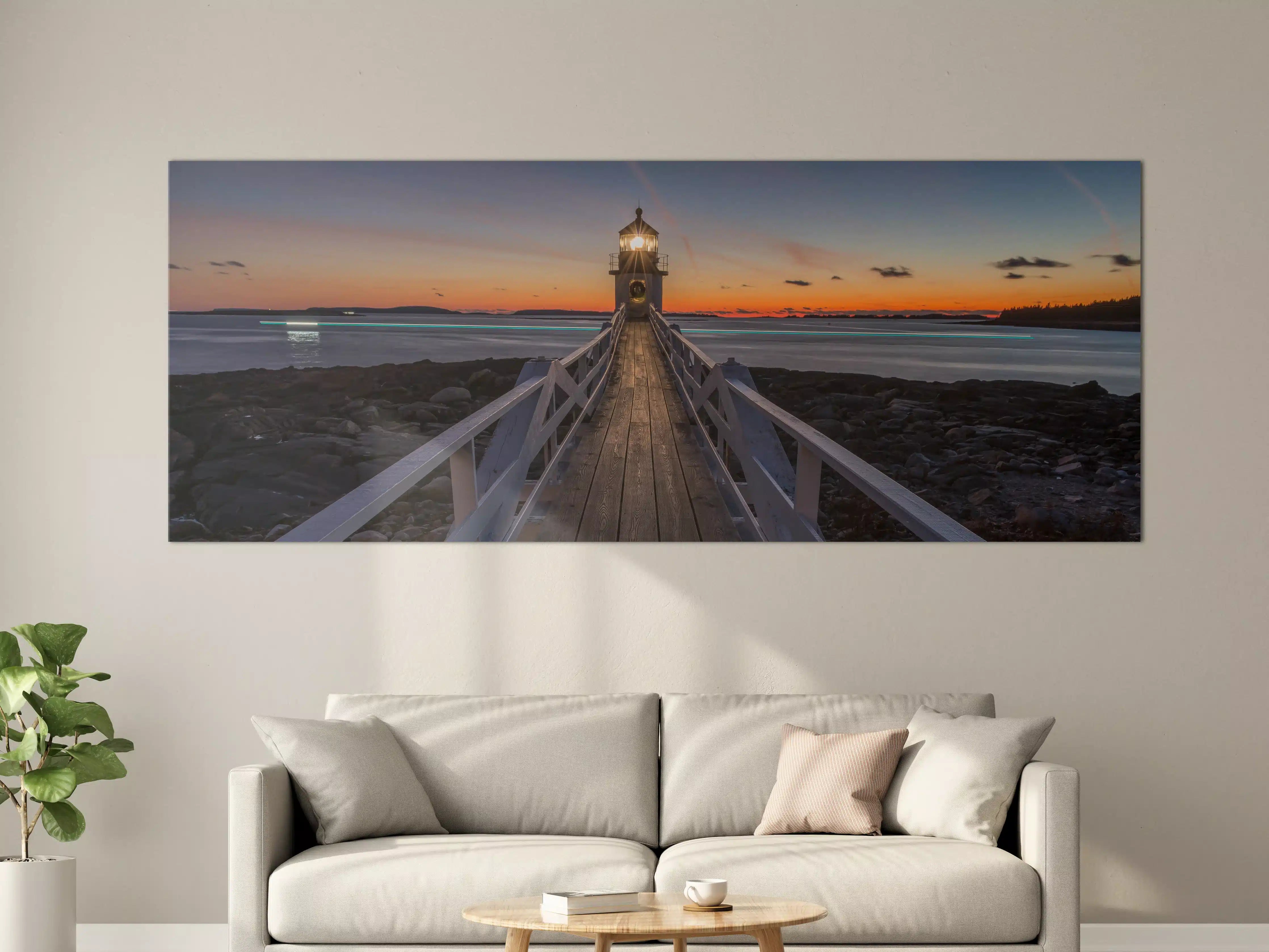 Große Wandbilder - Marshall Point Leuchtturm in Amerika