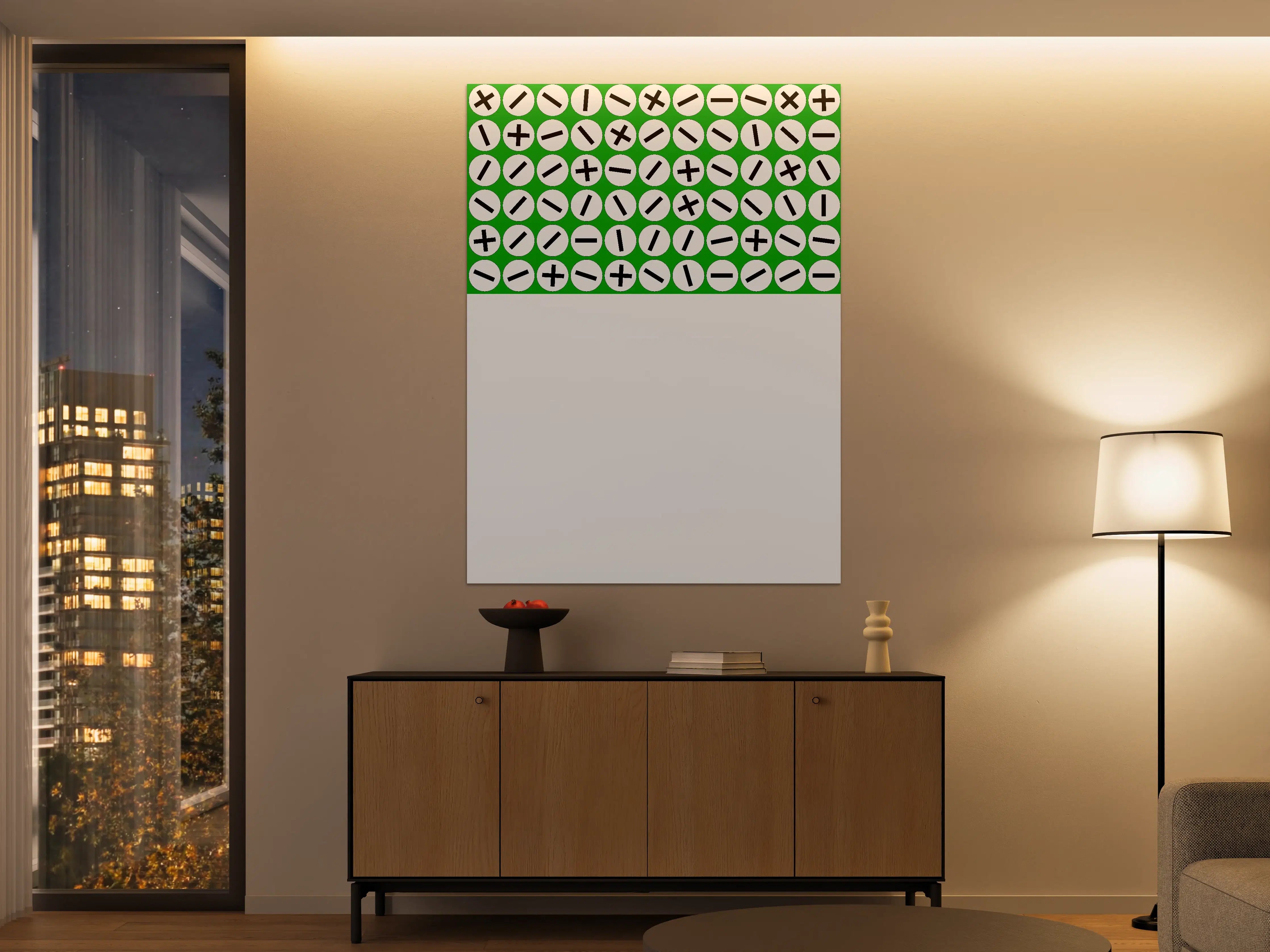Große Wandbilder - Mathematische Symbole in modernem Design