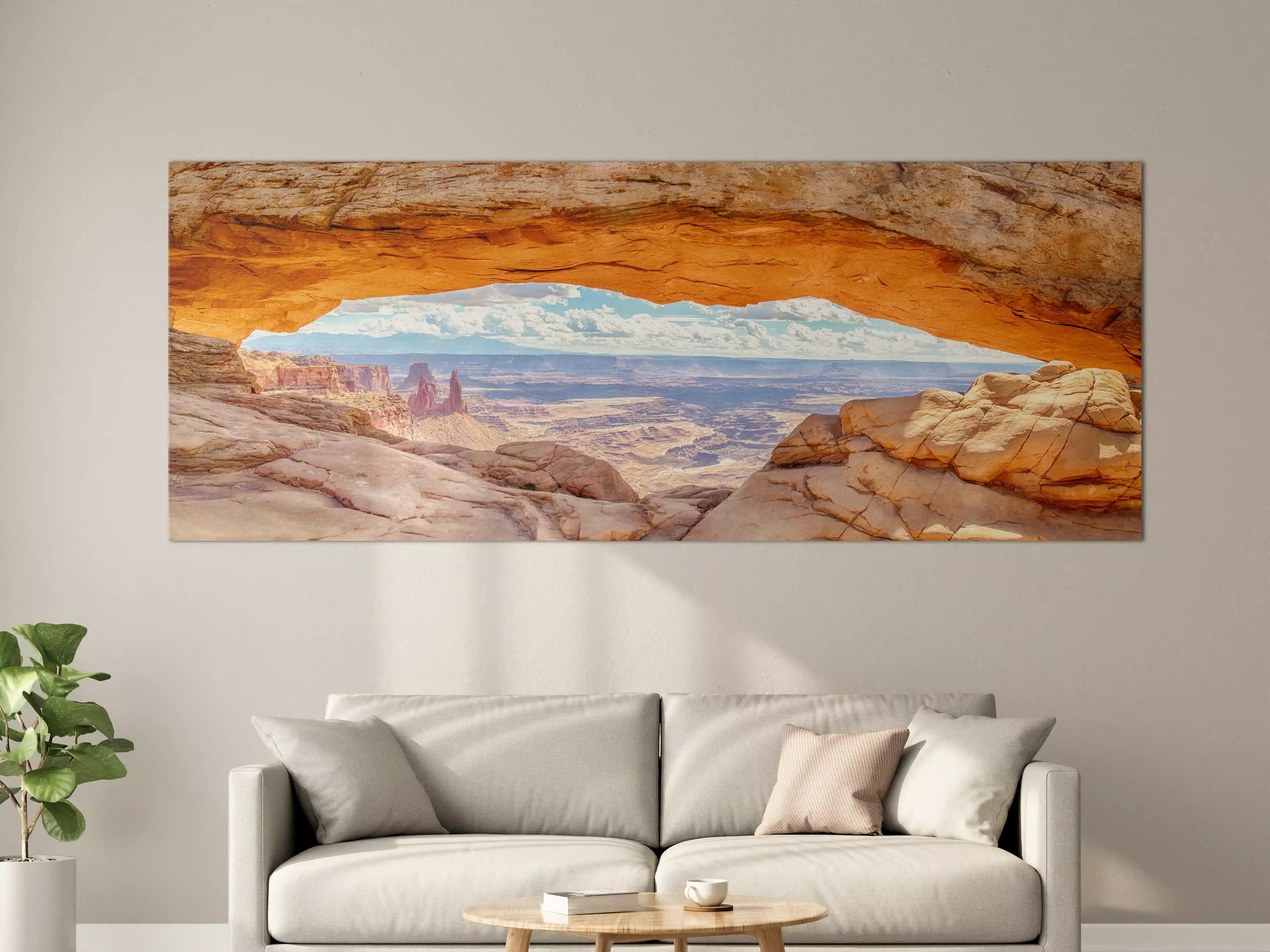 Große Wandbilder - Mesa Arch-Panorama bei Sonnenaufgang