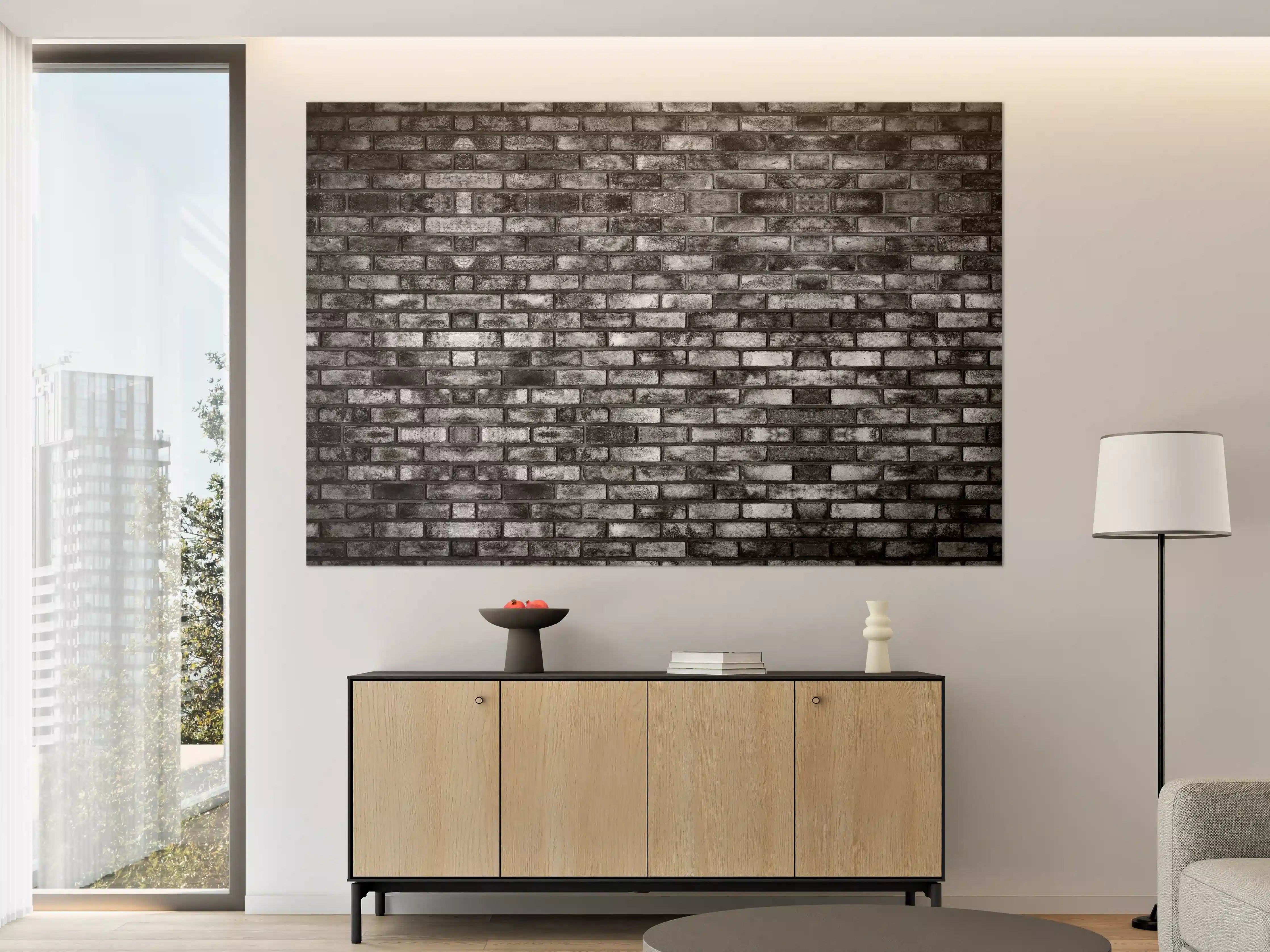 Große Wandbilder - Metallische Steinstruktur