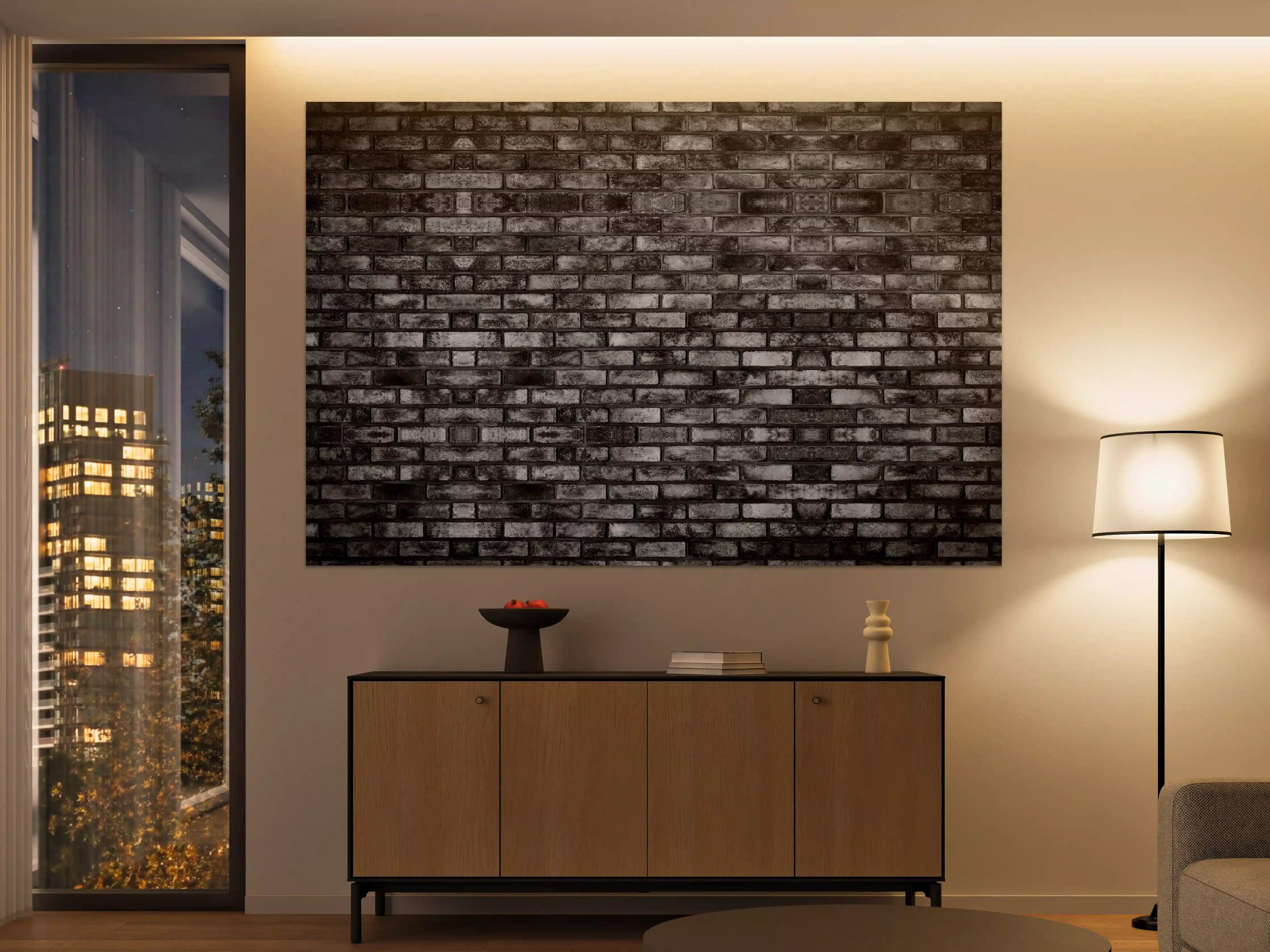 Große Wandbilder - Metallische Steinstruktur