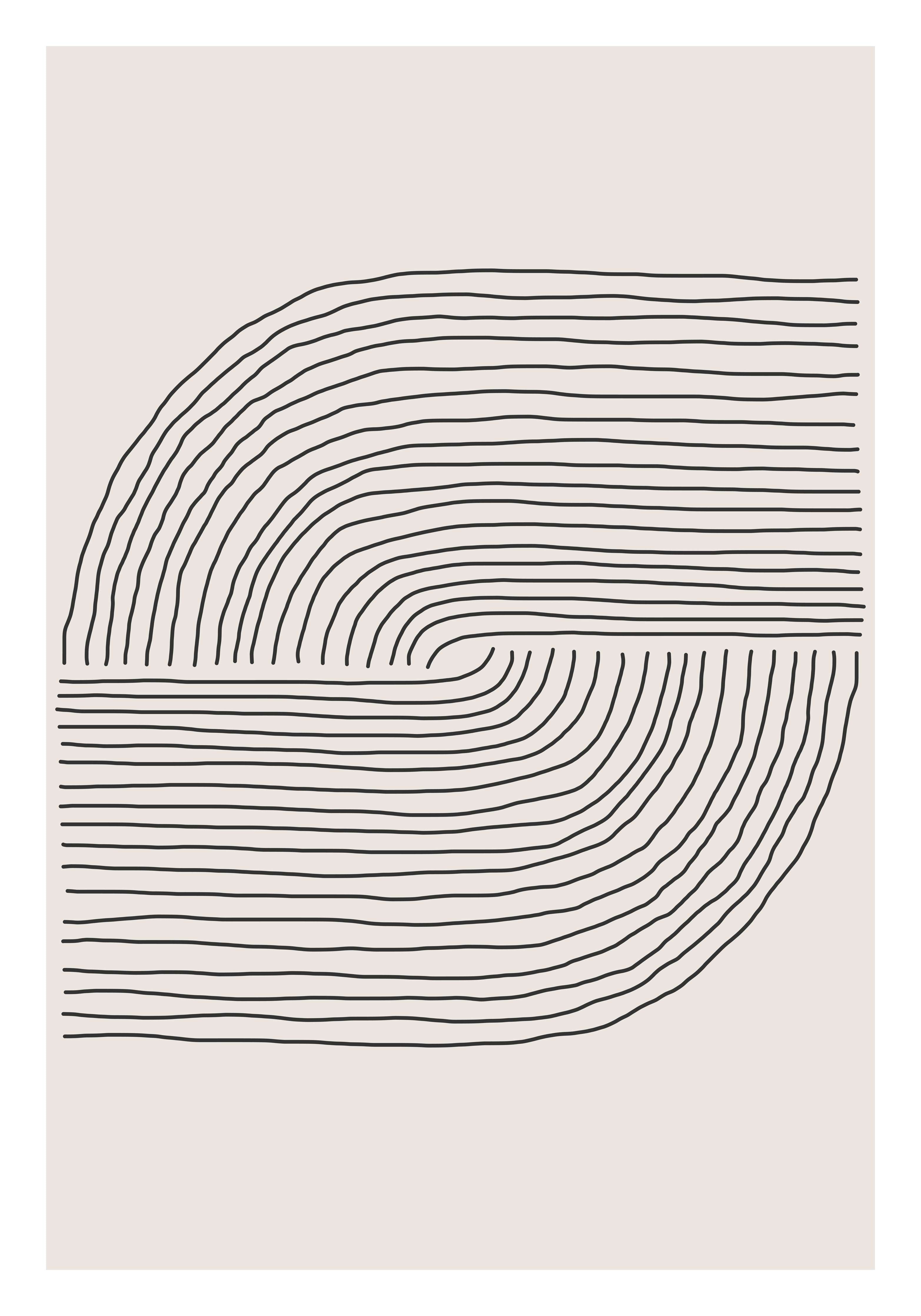 Große Wandbilder-Minimalistische Linienkunst in Schwarz-Weiß