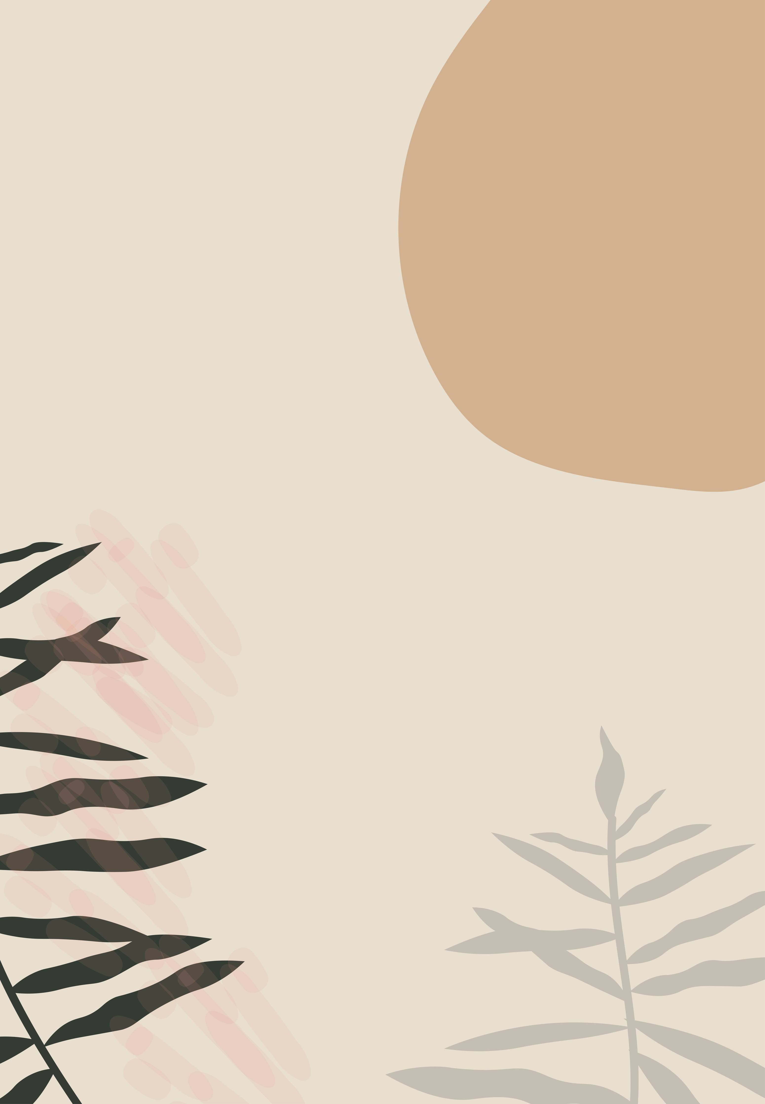 Große Wandbilder-Minimalistische Naturgestaltung in Erd- und Beigetönen