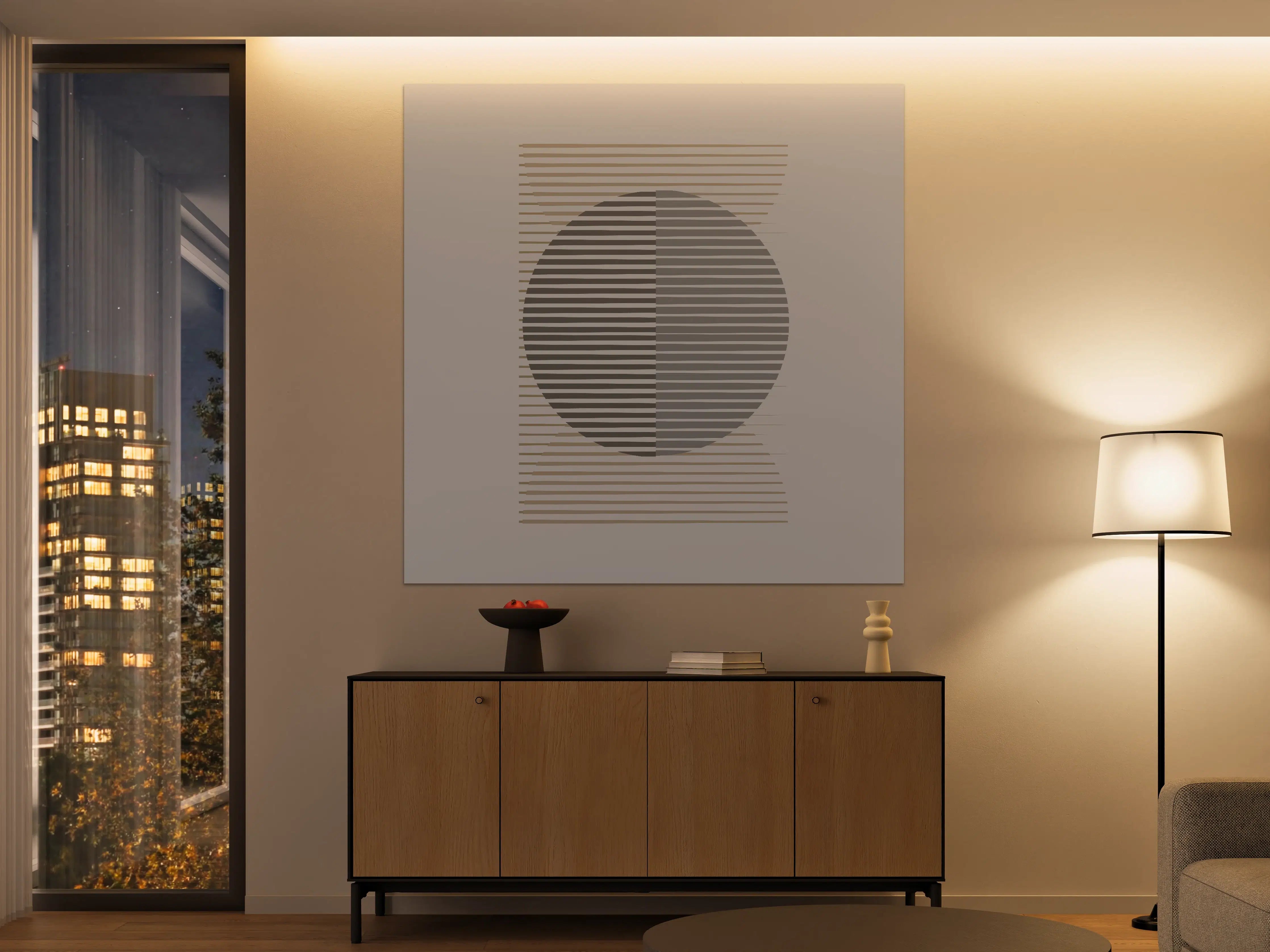 Große Wandbilder - Minimalistisches Geometriedesign