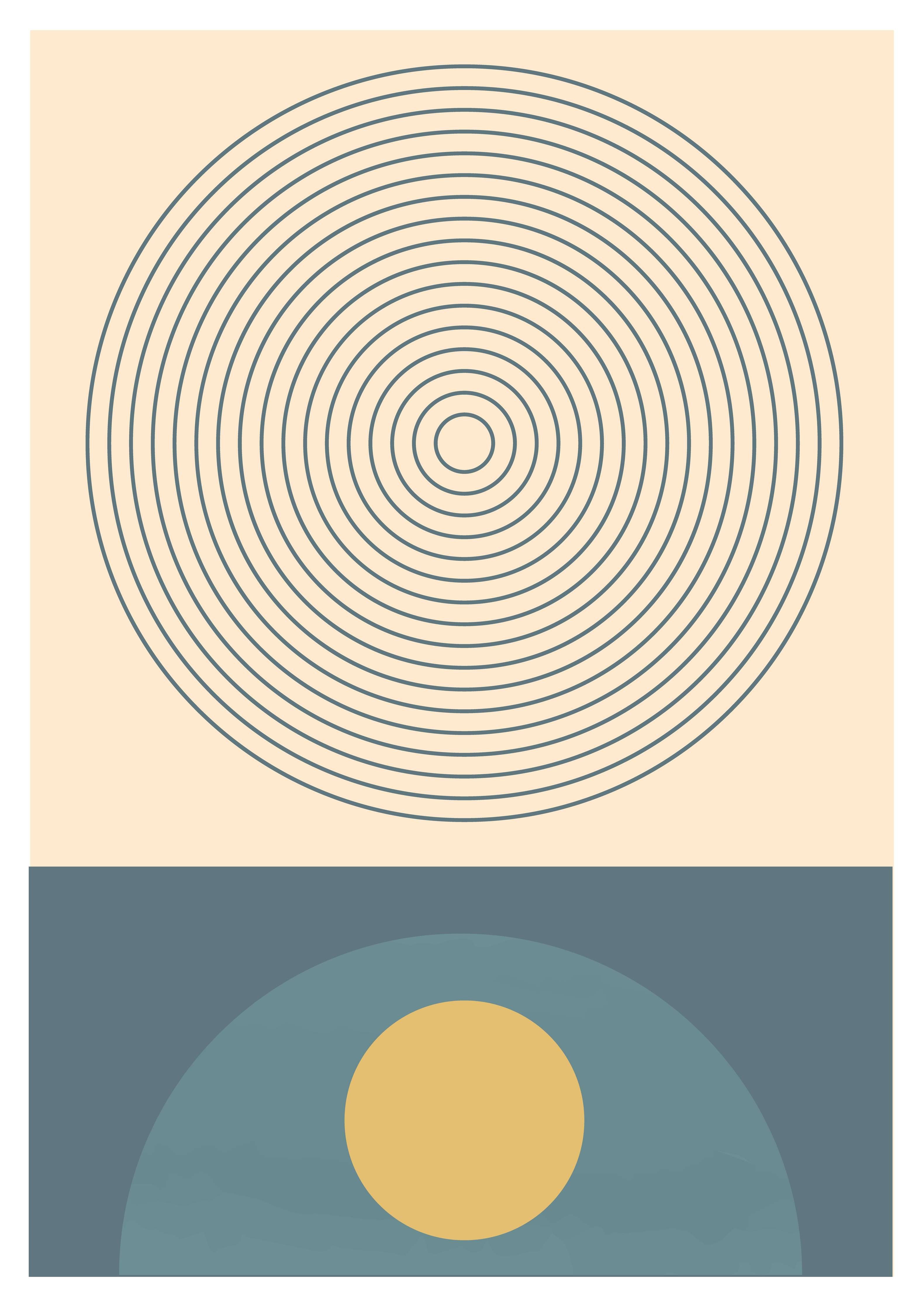 Große Wandbilder-Minimalistisches geometrisches Design