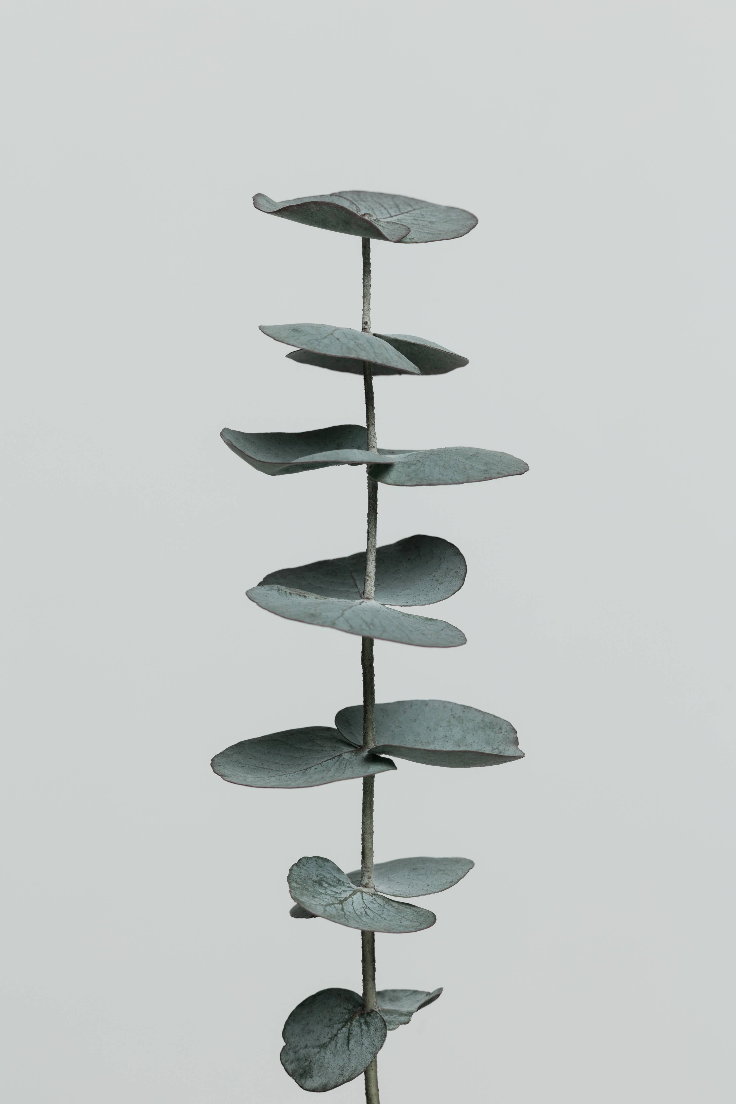 Große Wandbilder-Minimalsistische Steine-Skulptur in Grau