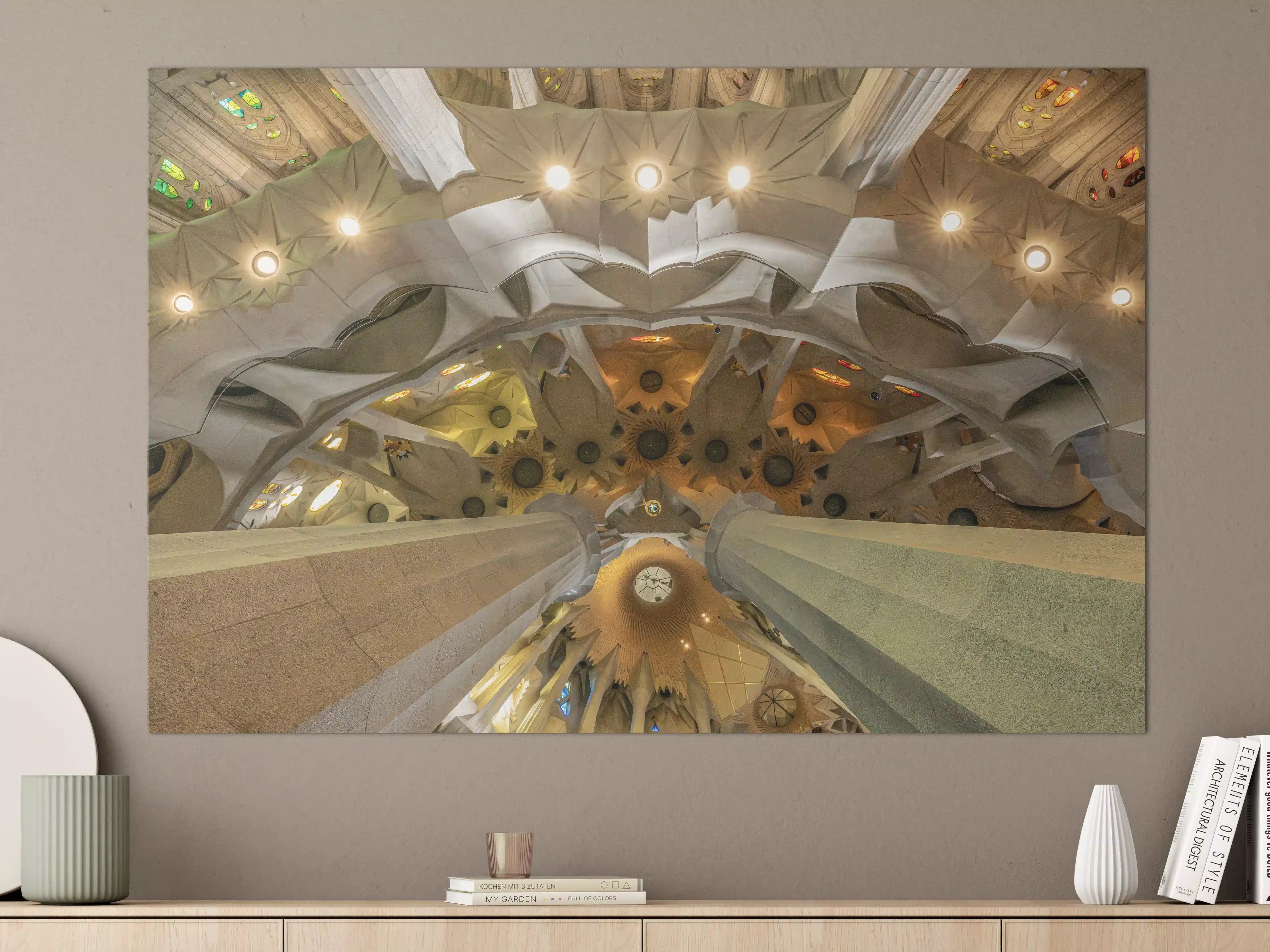 Große Wandbilder - Moderne Architektur im Inneren der Sagrada Família