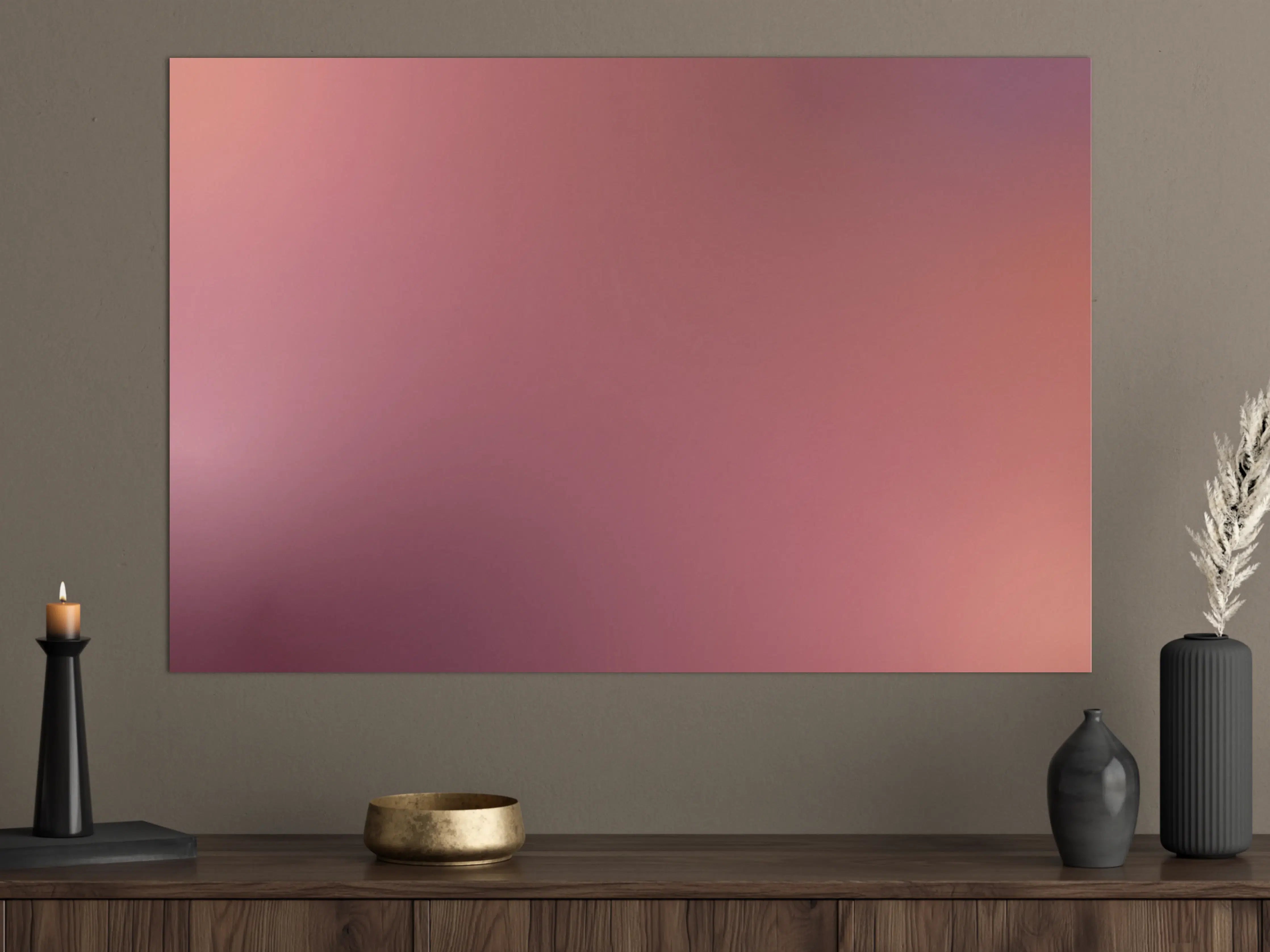Große Wandbilder - Moderne Farbe mit sanfter Textur
