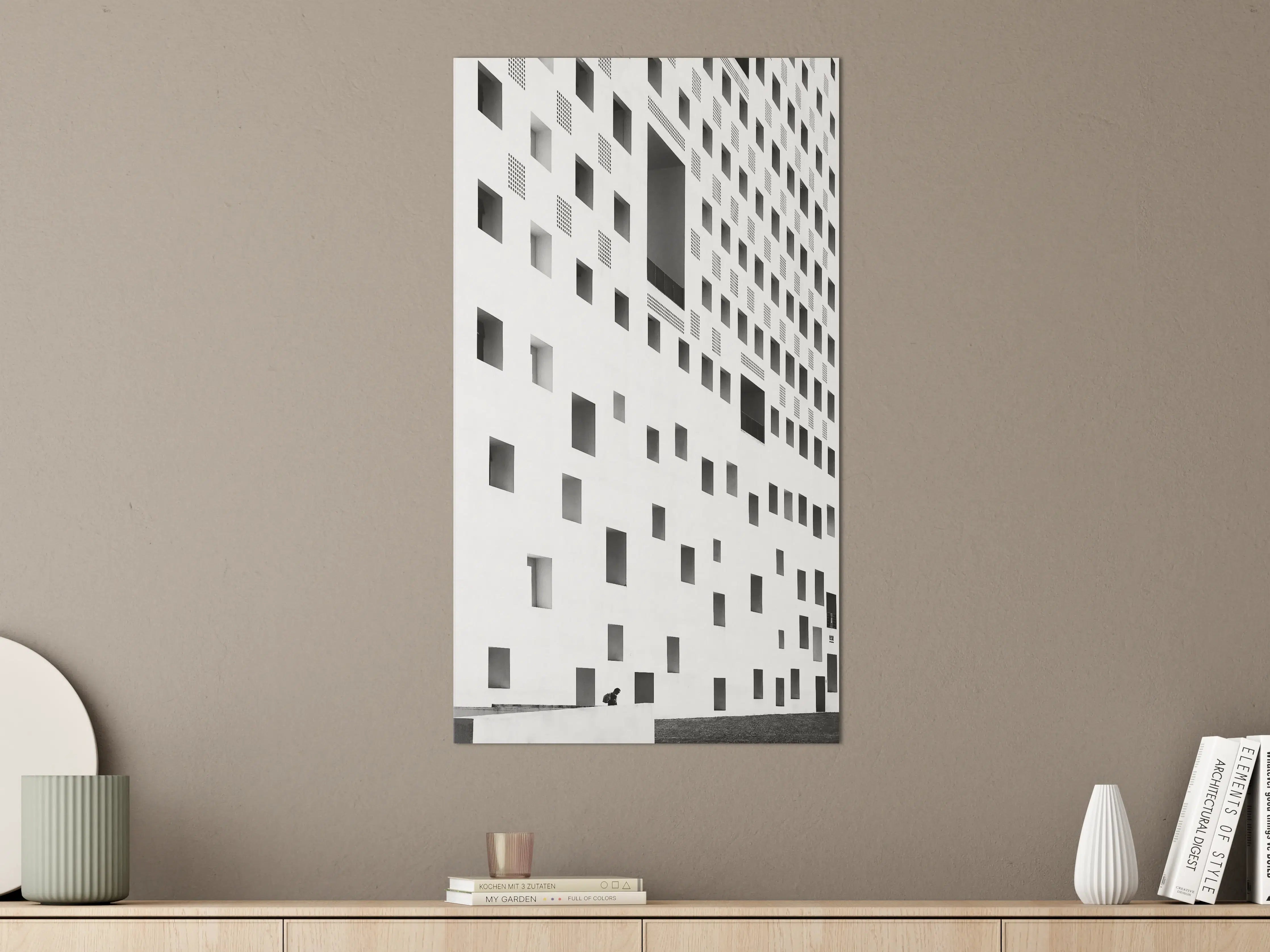 Große Wandbilder - Moderne Fassadenarchitektur