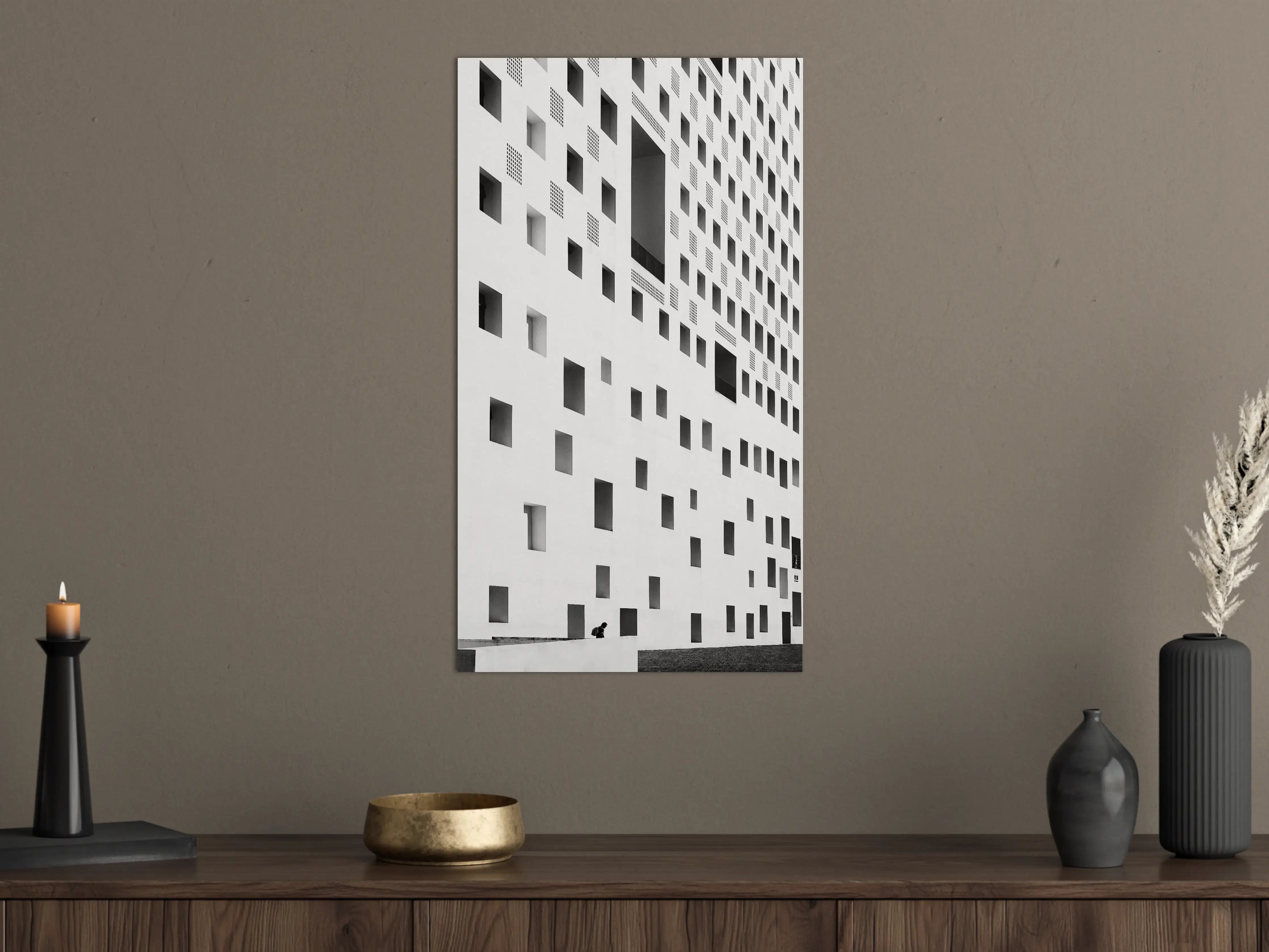 Große Wandbilder - Moderne Fassadenarchitektur