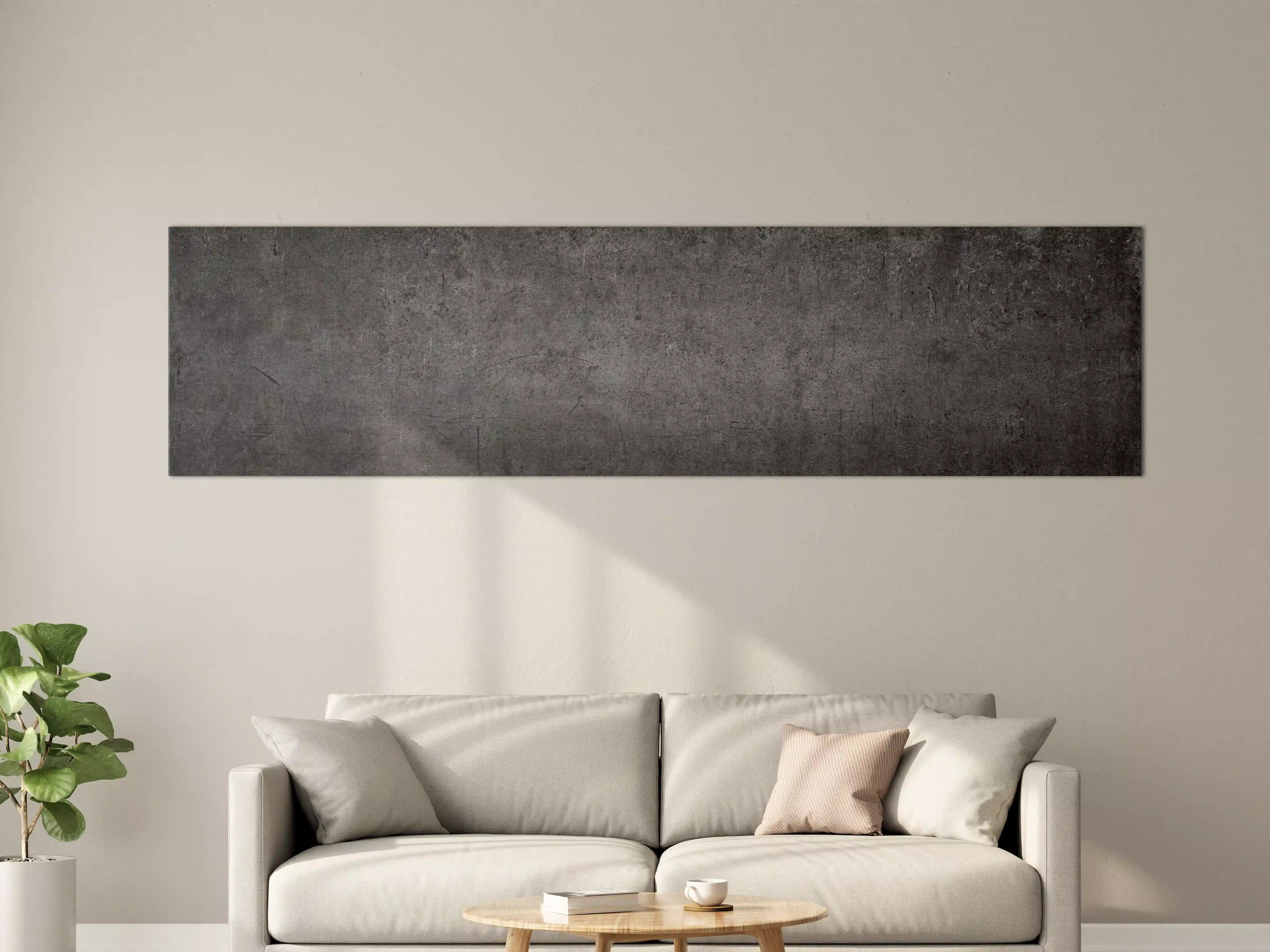 Große Wandbilder - Moderne Grau-Schwarze Betonoptik
