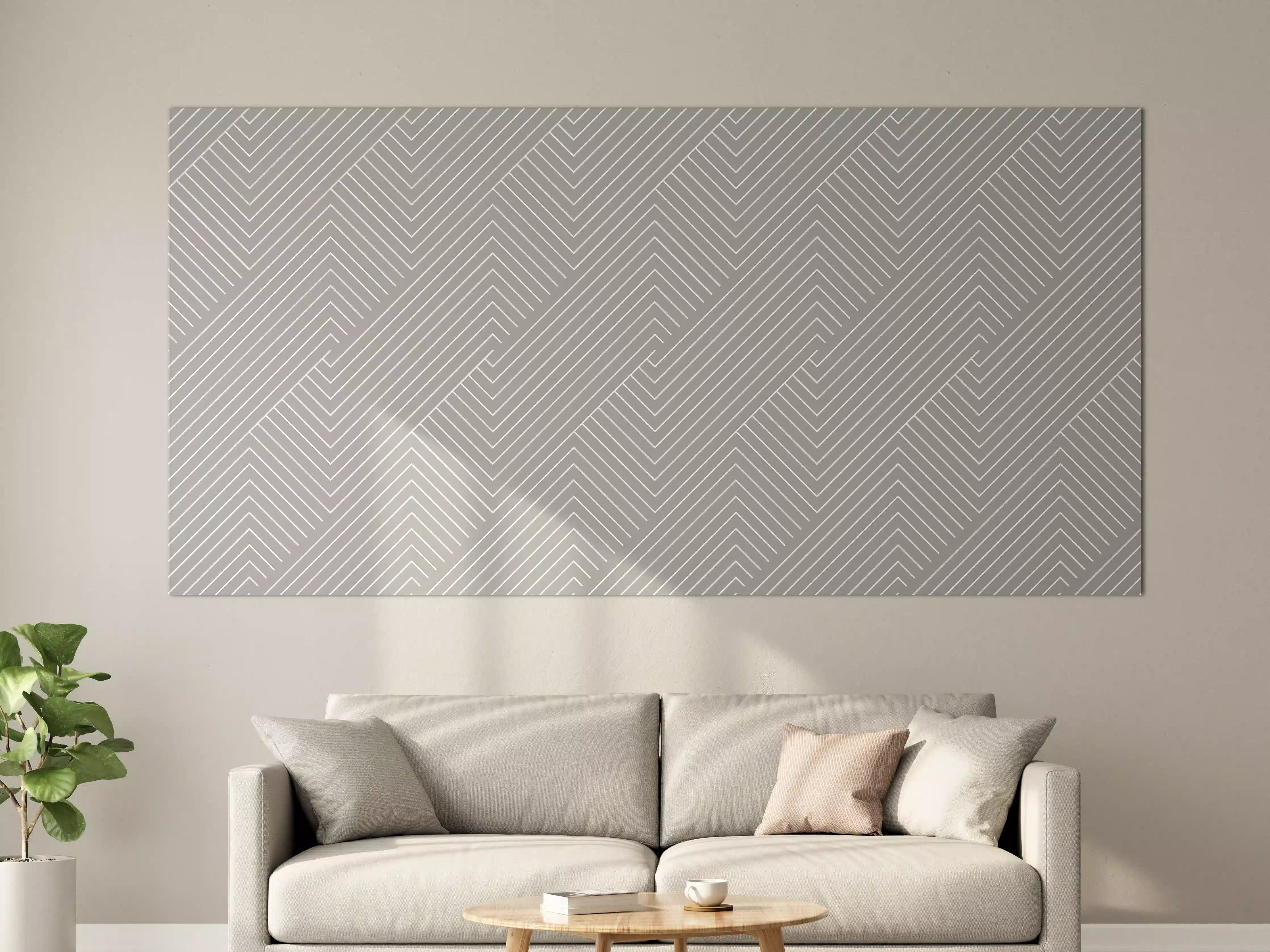 Große Wandbilder - Moderne Grau-Weiß-Marmor-Textur