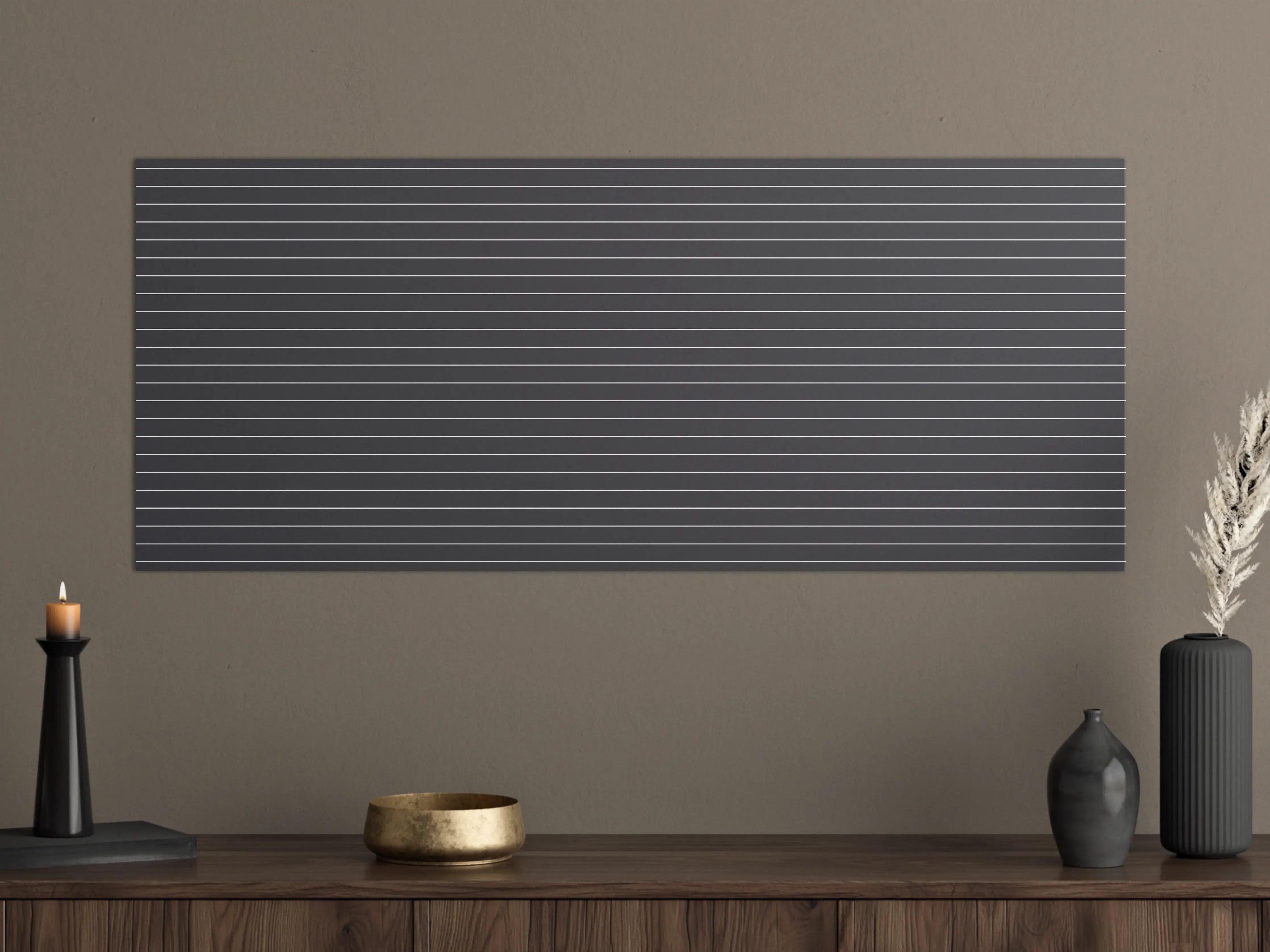 Große Wandbilder - Moderne Graue Linien-Struktur