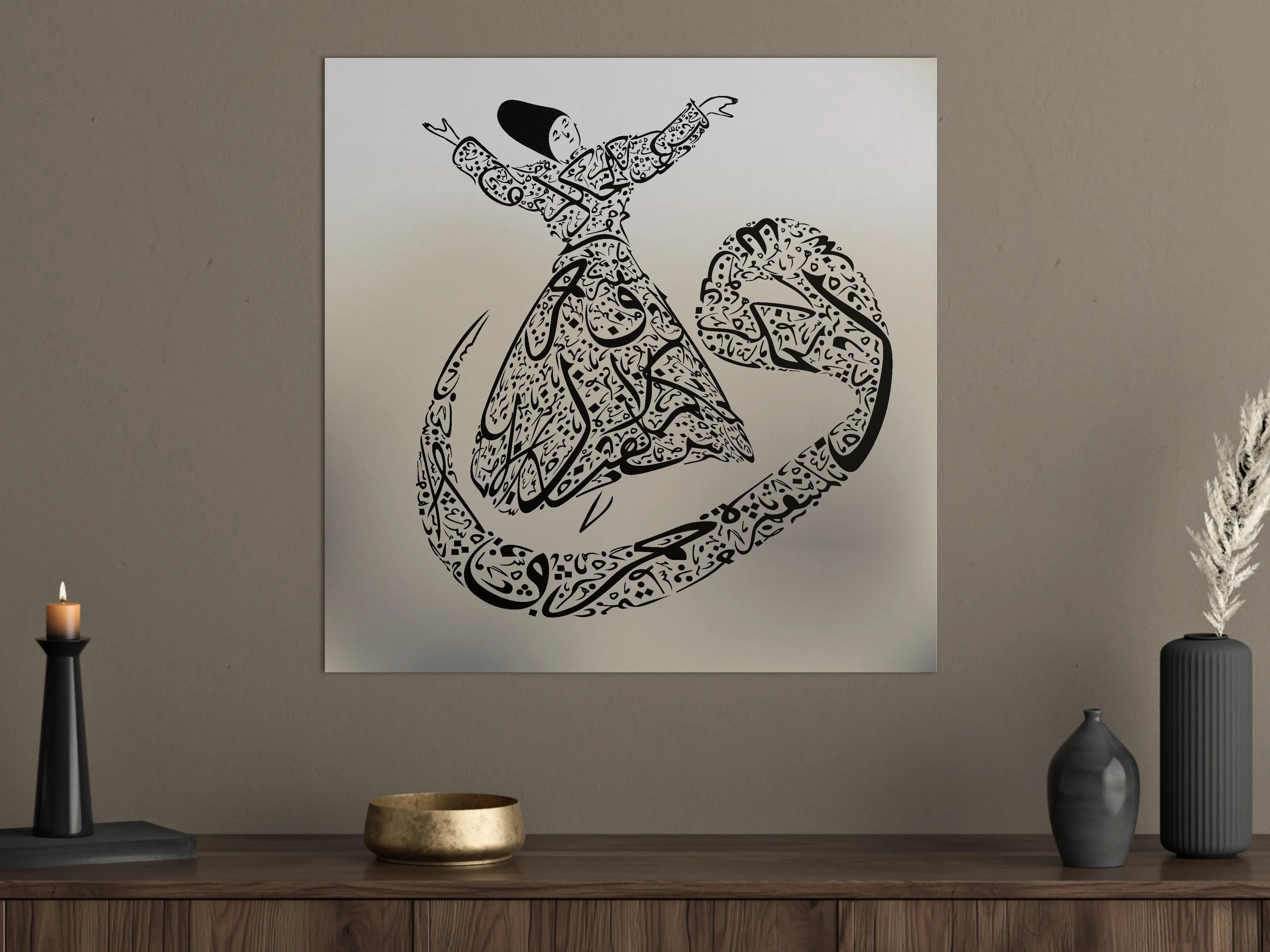 Große Wandbilder - Moderne Kalligraphie-Darstellung