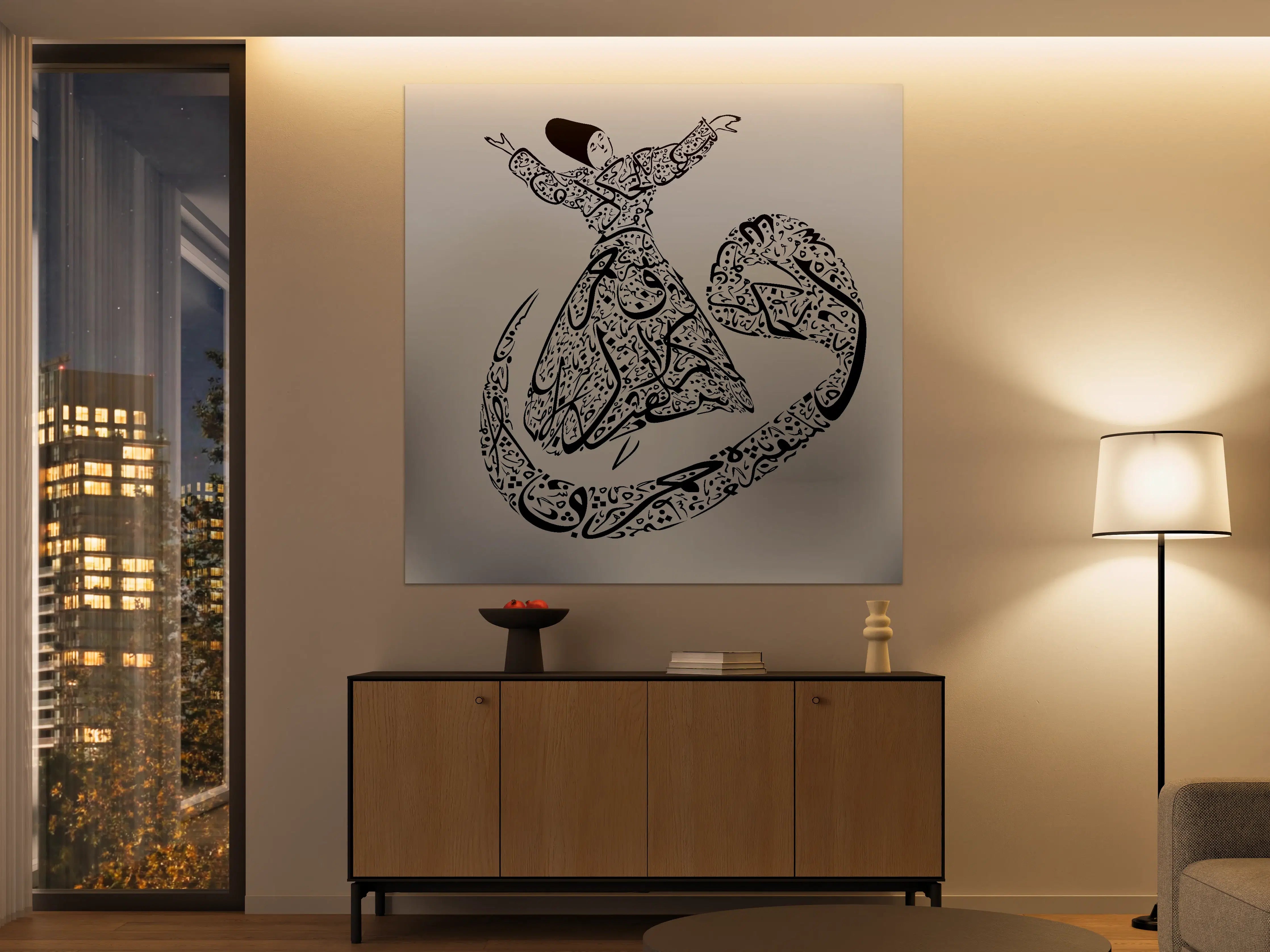 Große Wandbilder - Moderne Kalligraphie-Darstellung