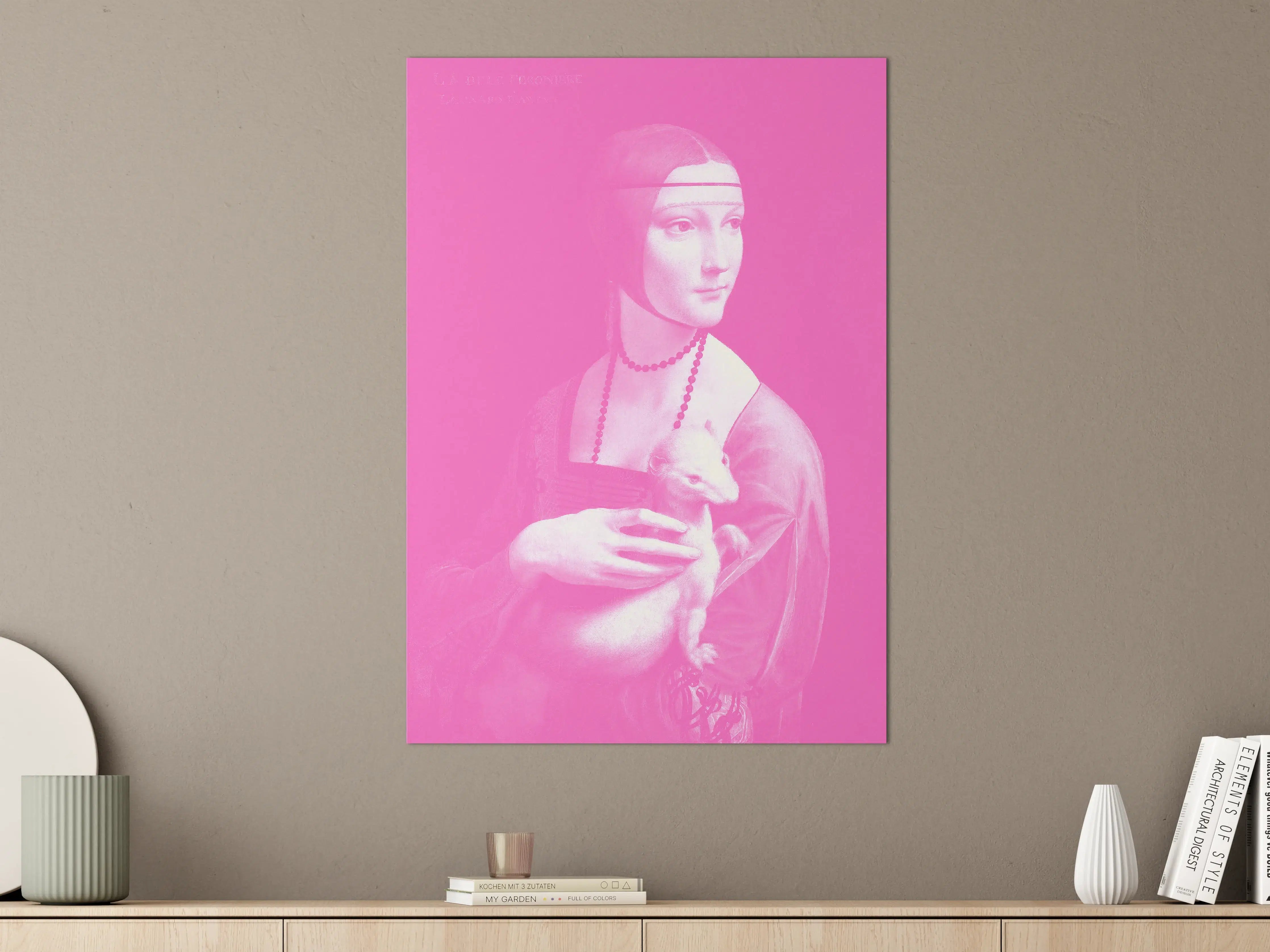 Große Wandbilder - Moderne Pink-Farbige Kunstfotografie