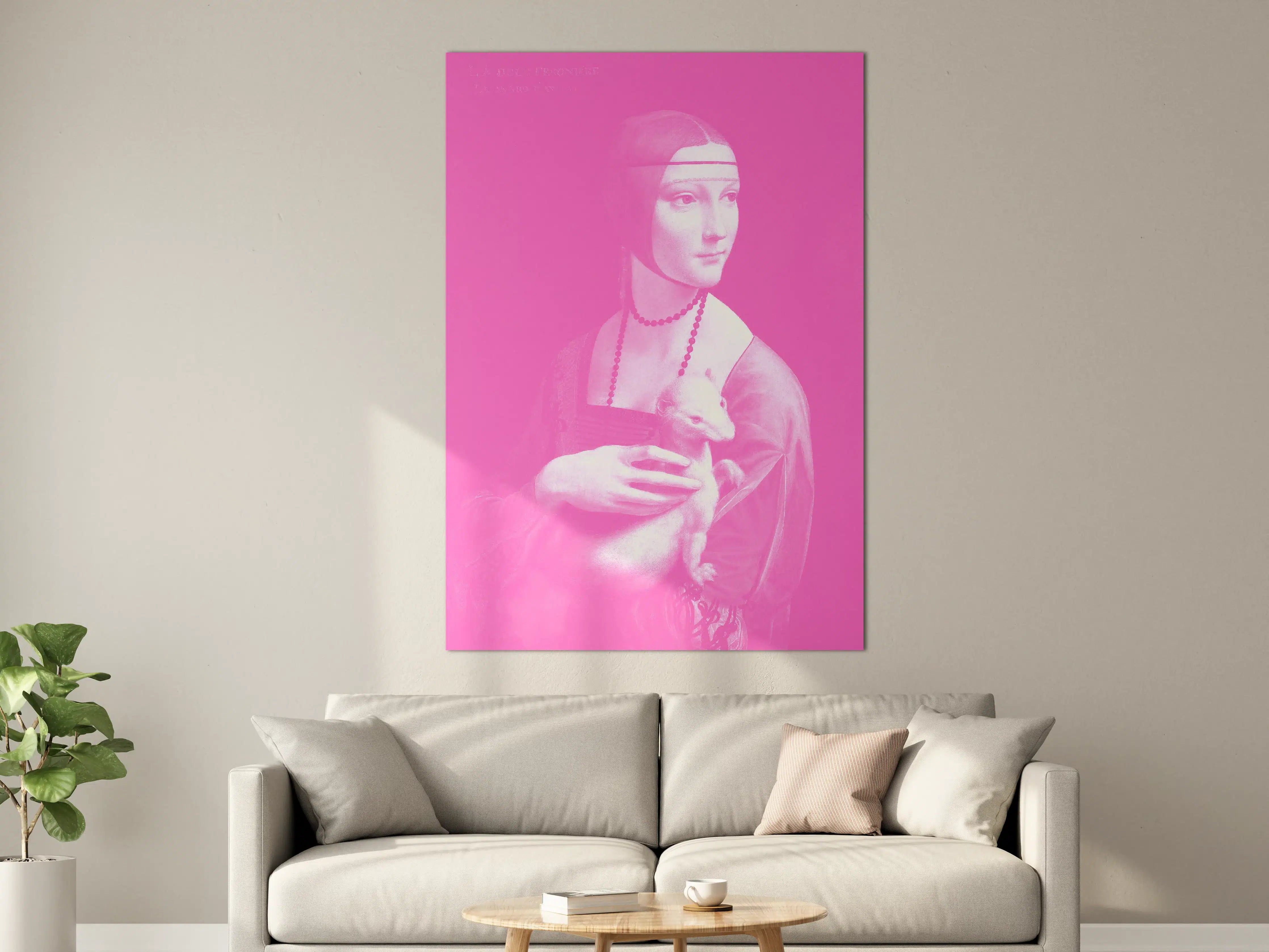 Große Wandbilder - Moderne Pink-Farbige Kunstfotografie